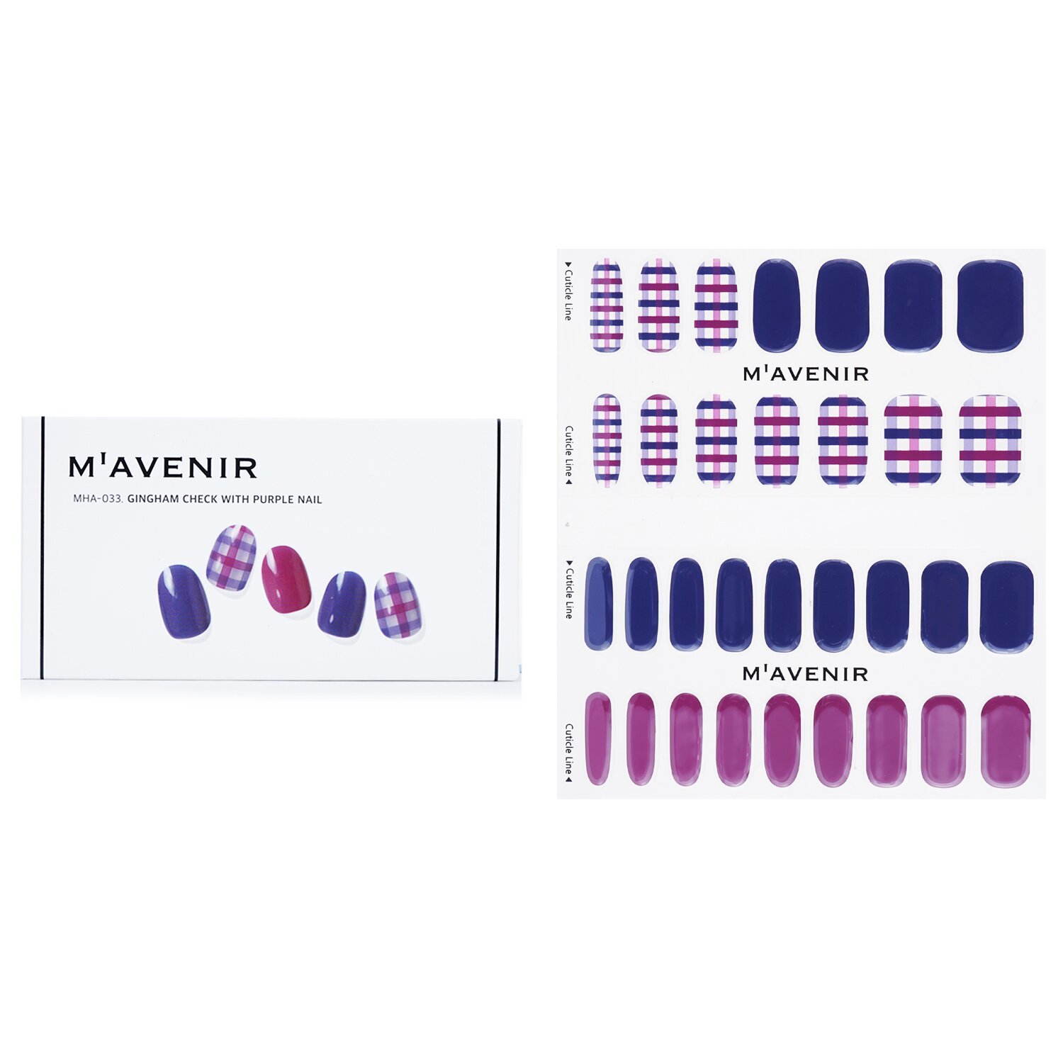 Mavenir Nail Sticker (Patterned) 32pcs