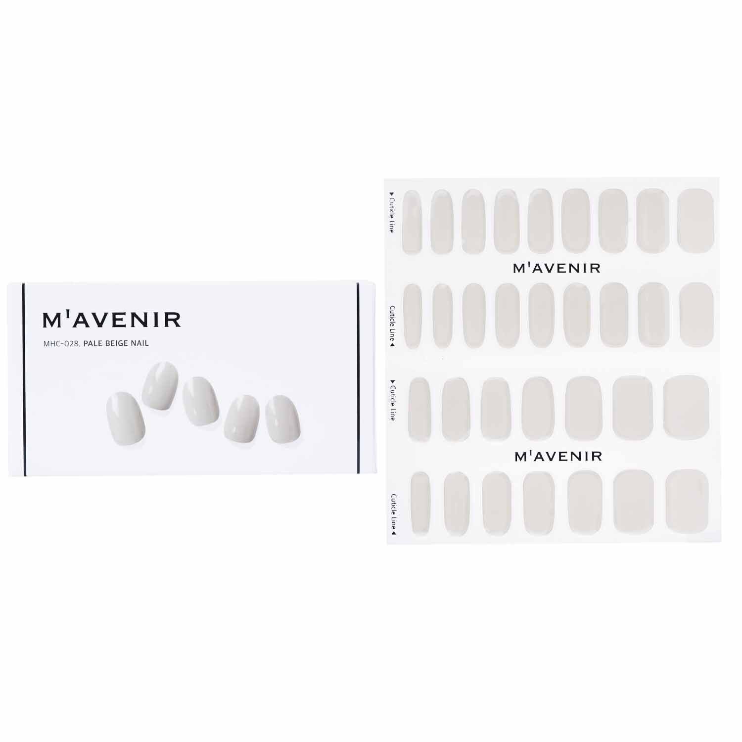 Mavenir Nail Sticker (White) 32pcs
