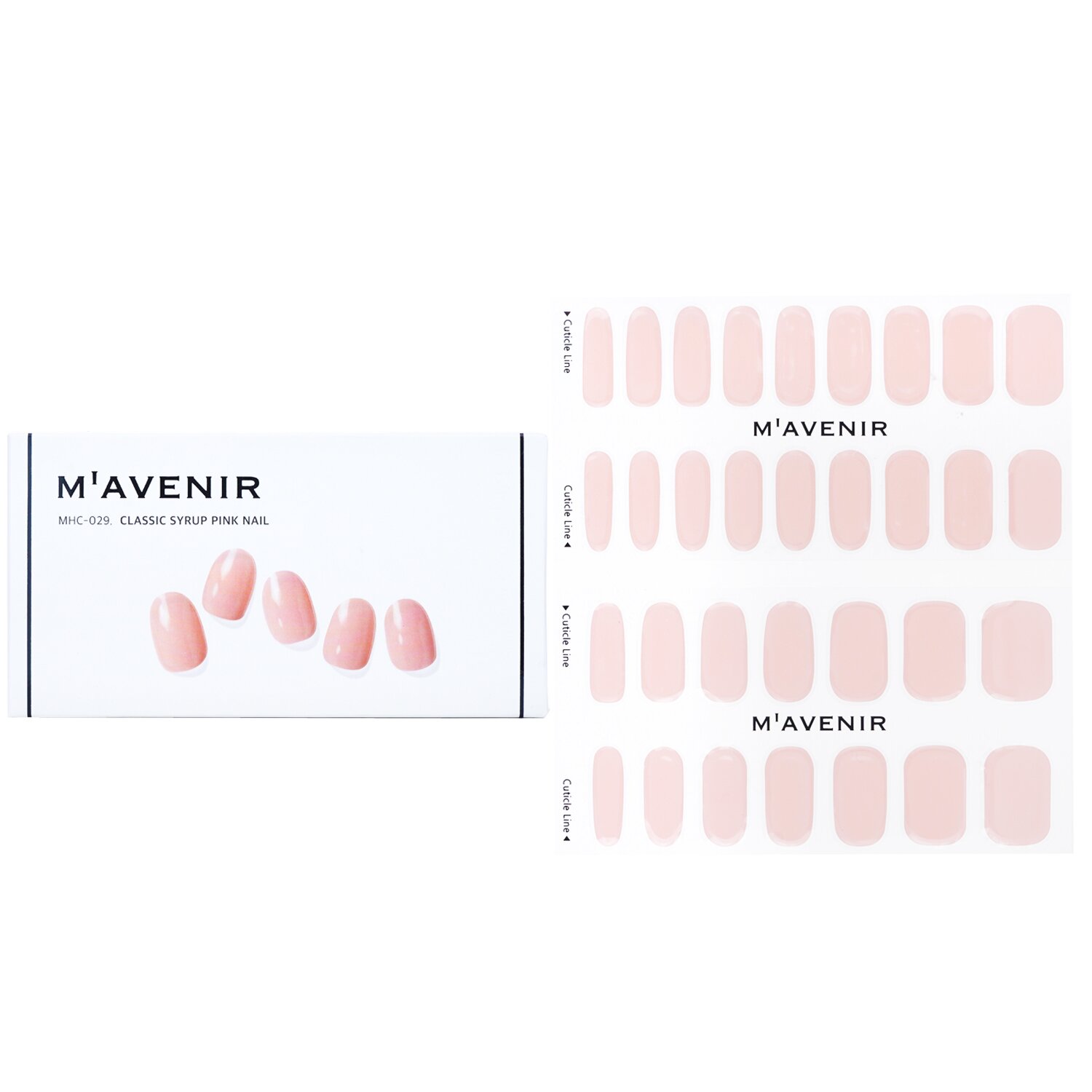Mavenir Nail Sticker (Pink) 32pcs