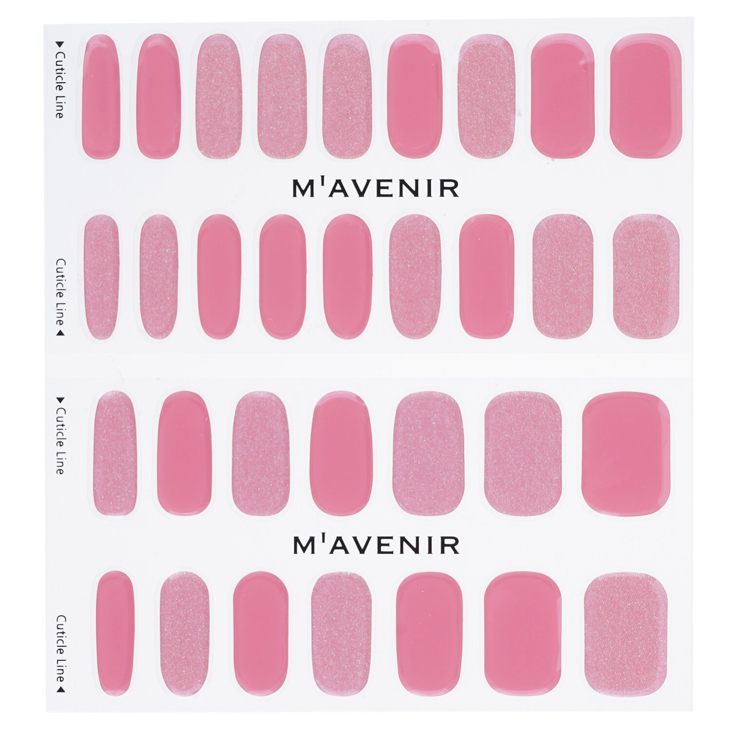 Mavenir Nail Sticker (Pink) 32pcs