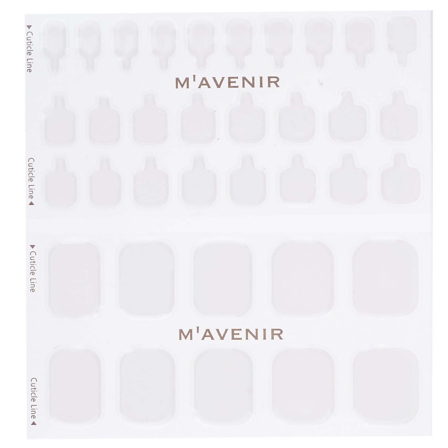 Mavenir Nail Sticker (White) 36pcs