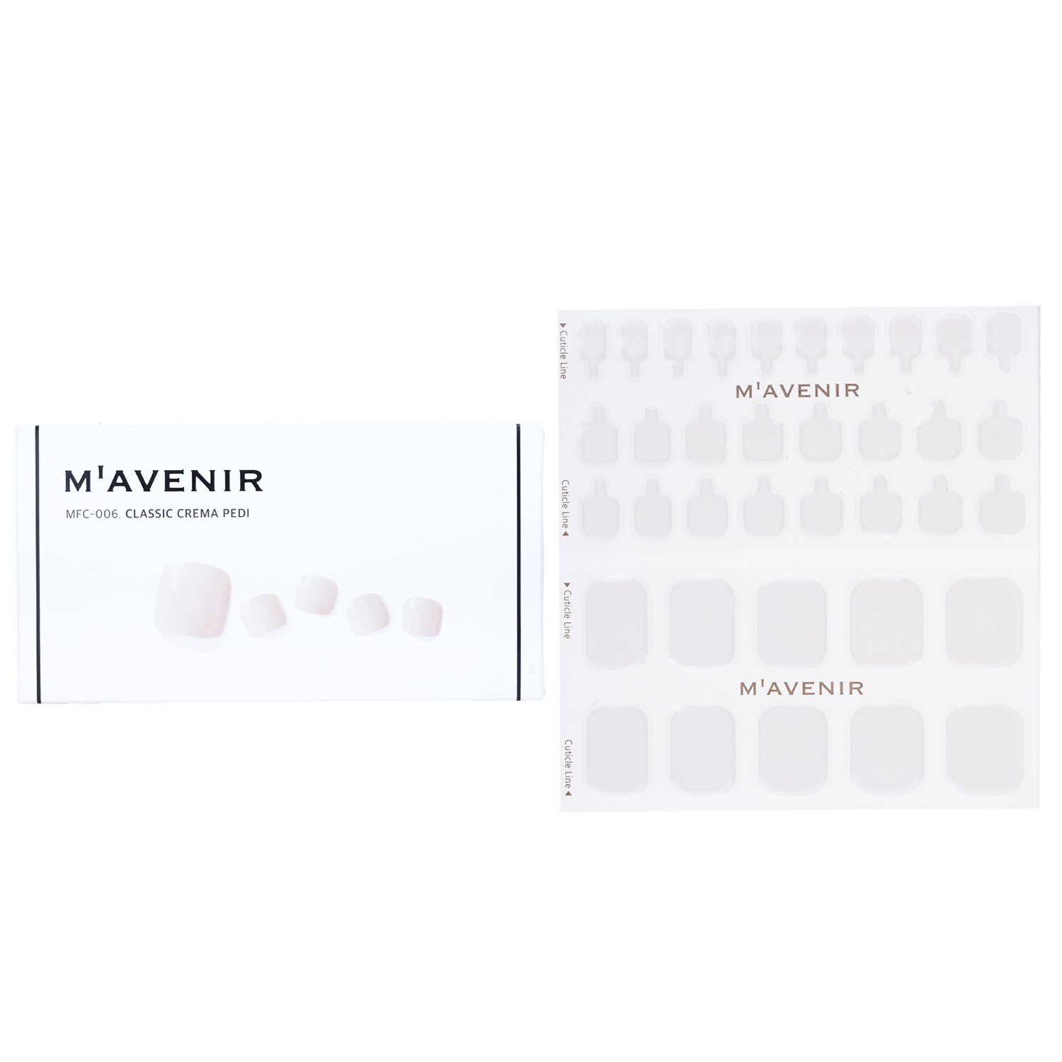 Mavenir Nail Sticker (White) 36pcs