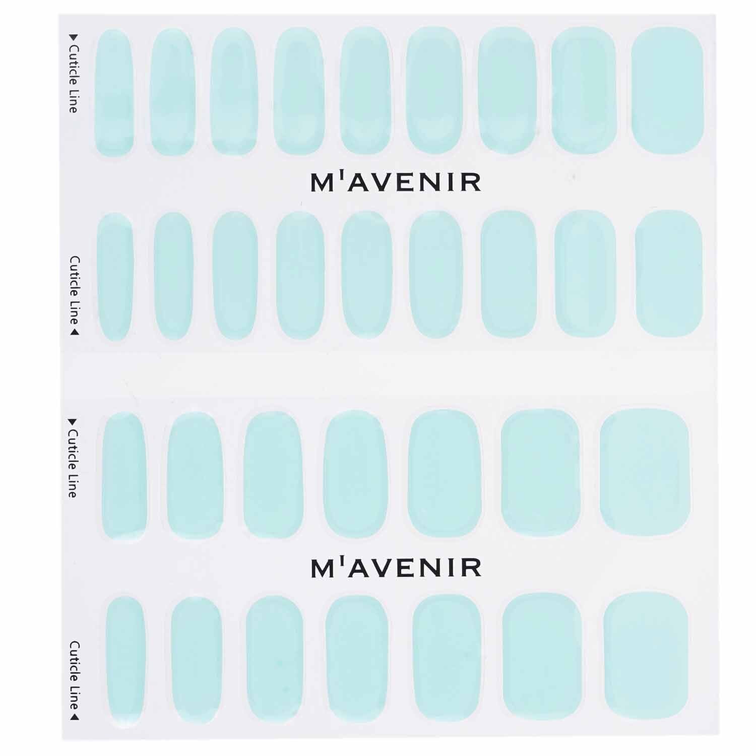 Mavenir Nail Sticker (Blue) 32pcs