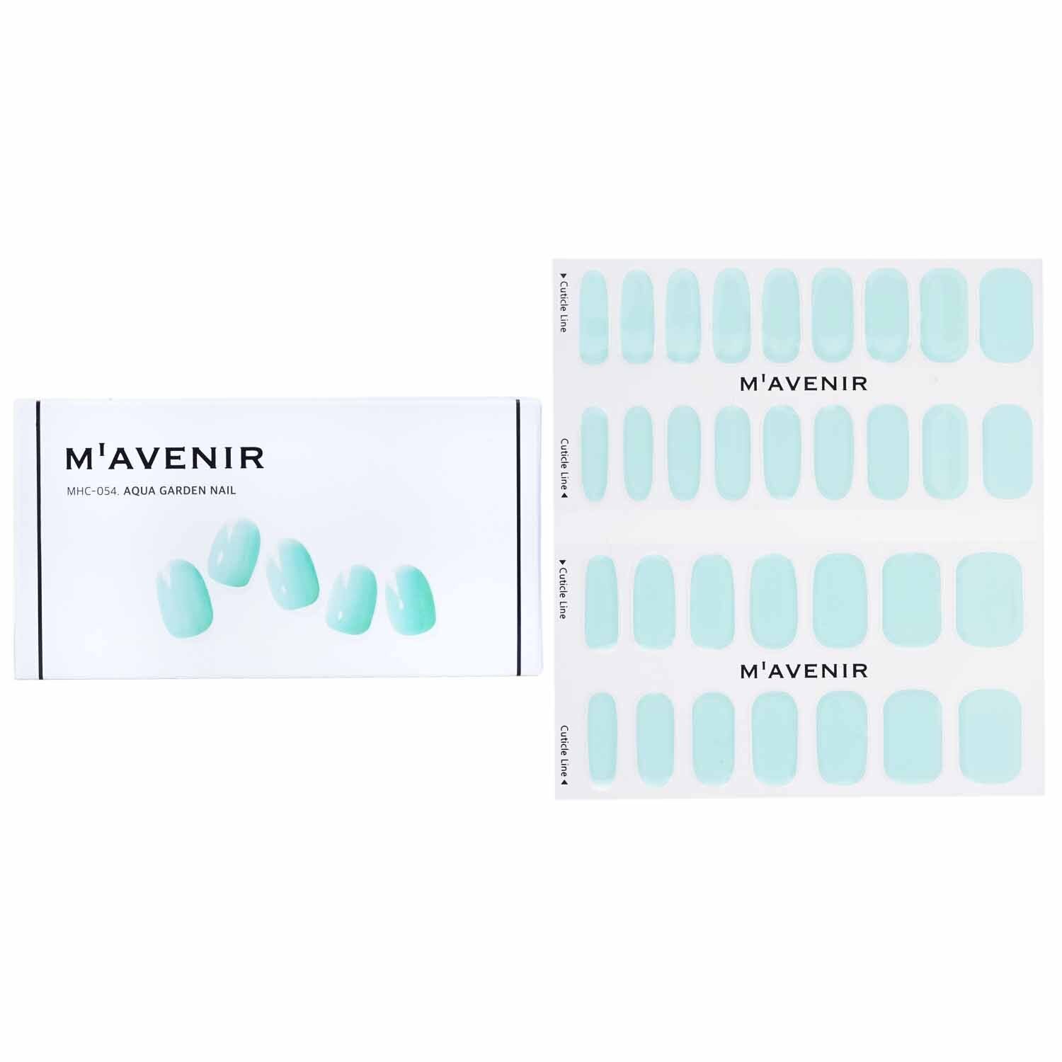 Mavenir Nail Sticker (Blue) 32pcs