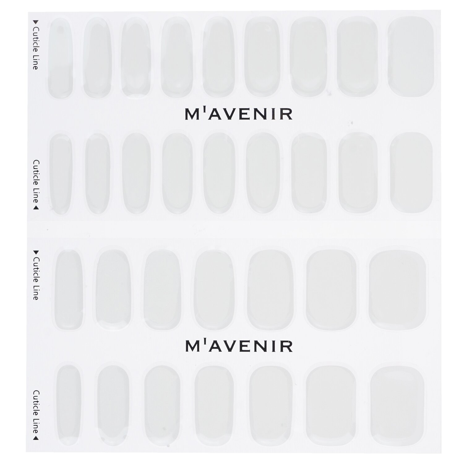 Mavenir Nail Sticker (White) 32pcs
