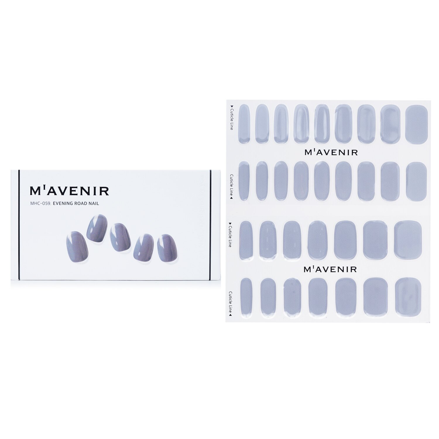 Mavenir Nail Sticker (Purple) 32pcs