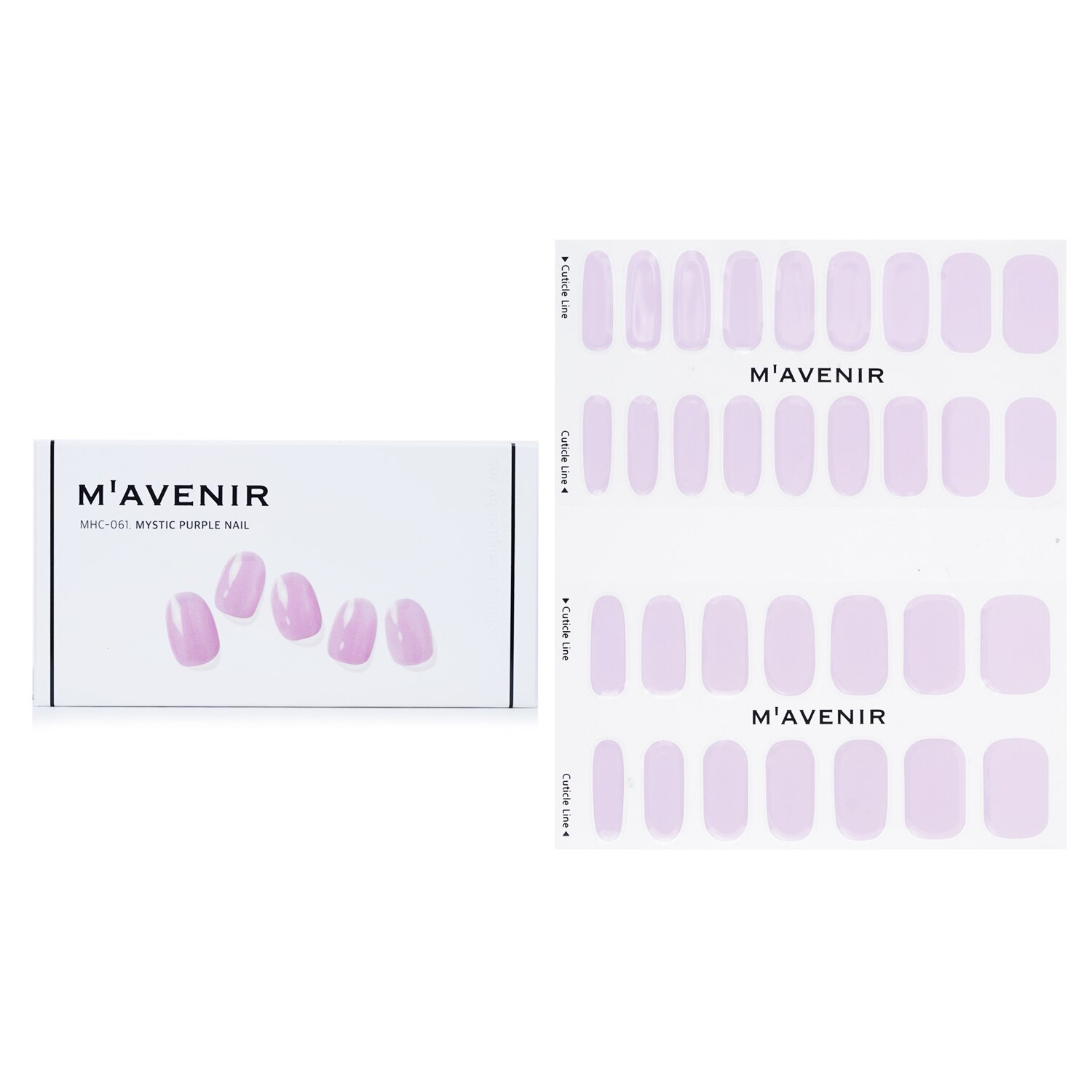 Mavenir Nail Sticker (Purple) 32pcs