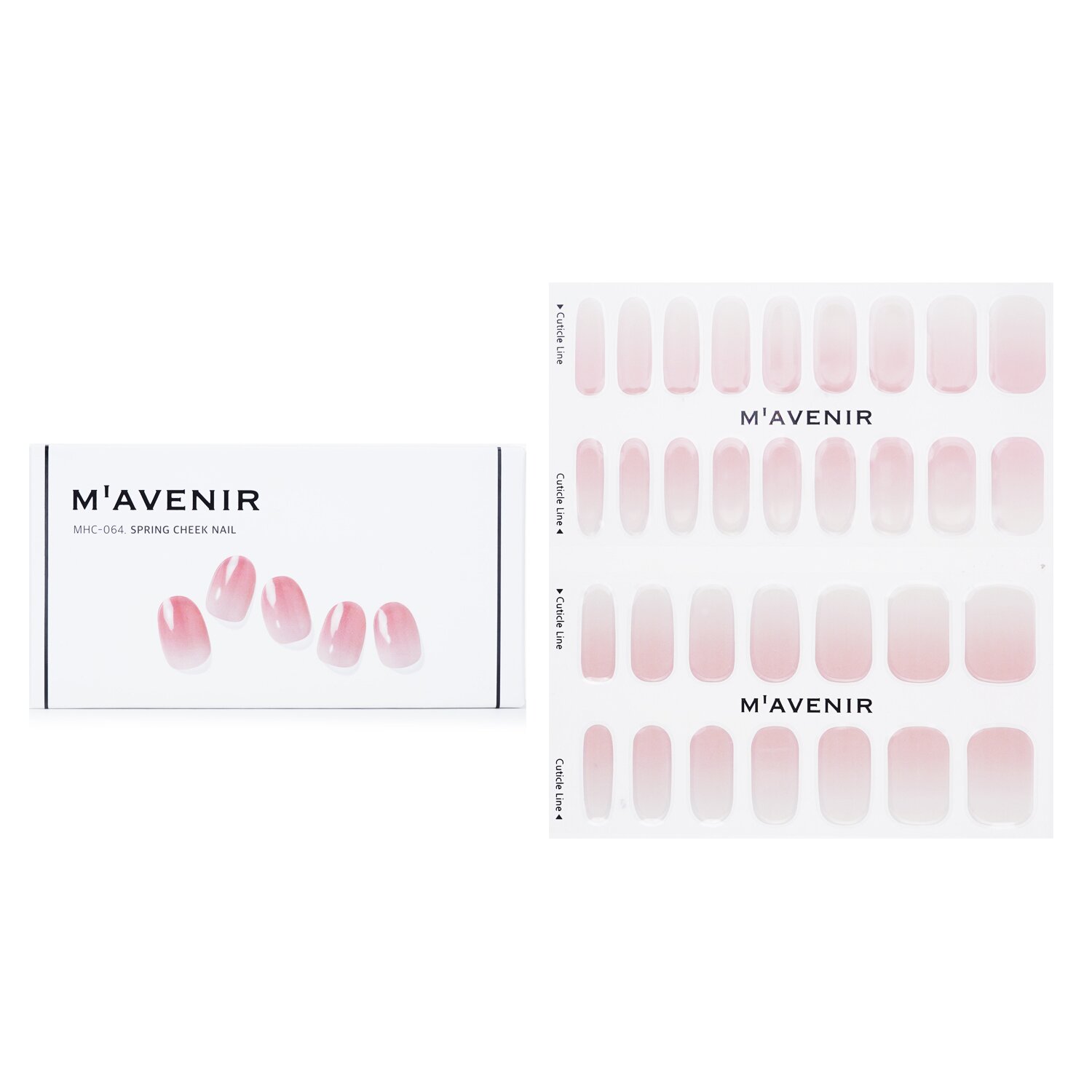 Mavenir Nail Sticker (Pink) 32pcs