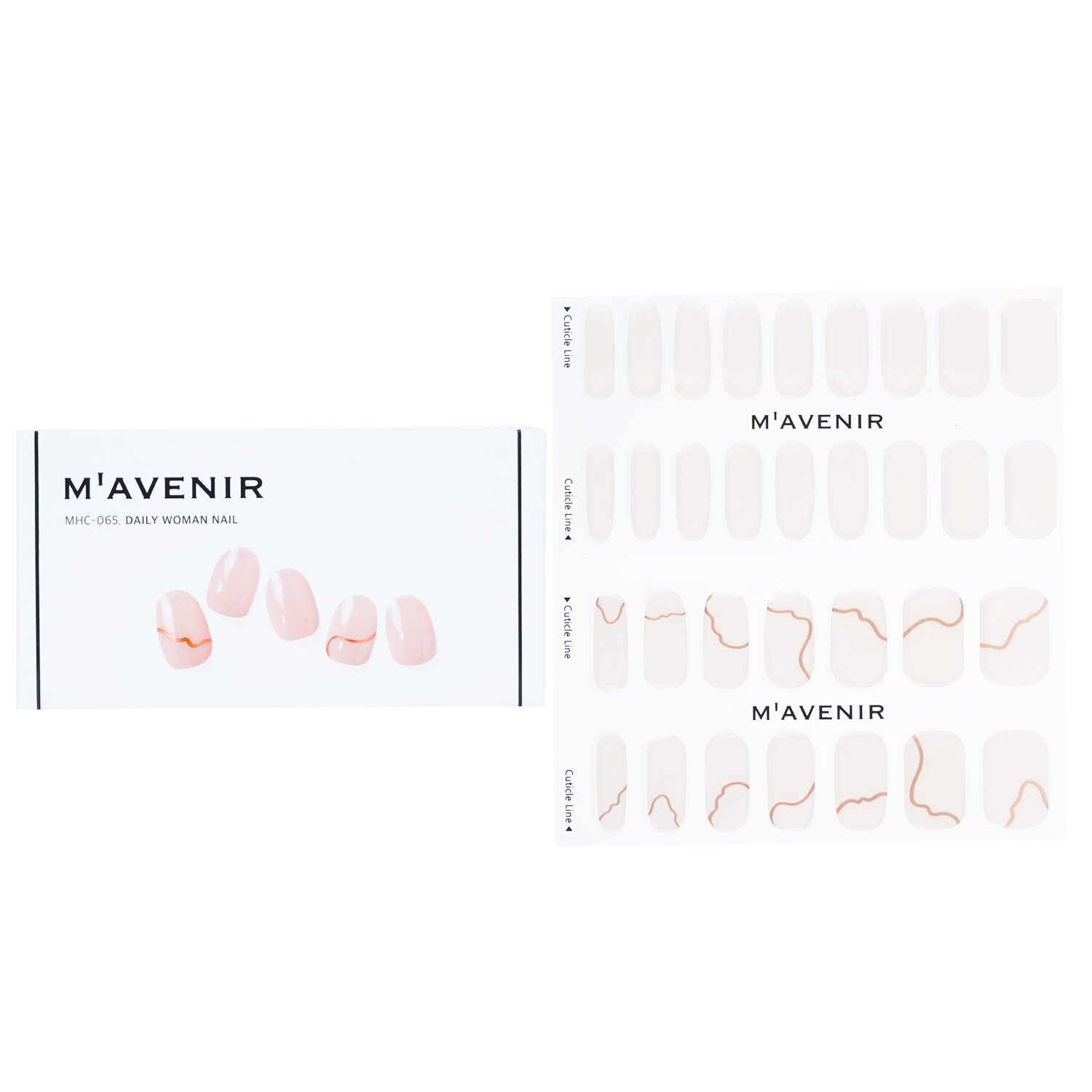 Mavenir Nail Sticker (Pink) 32pcs