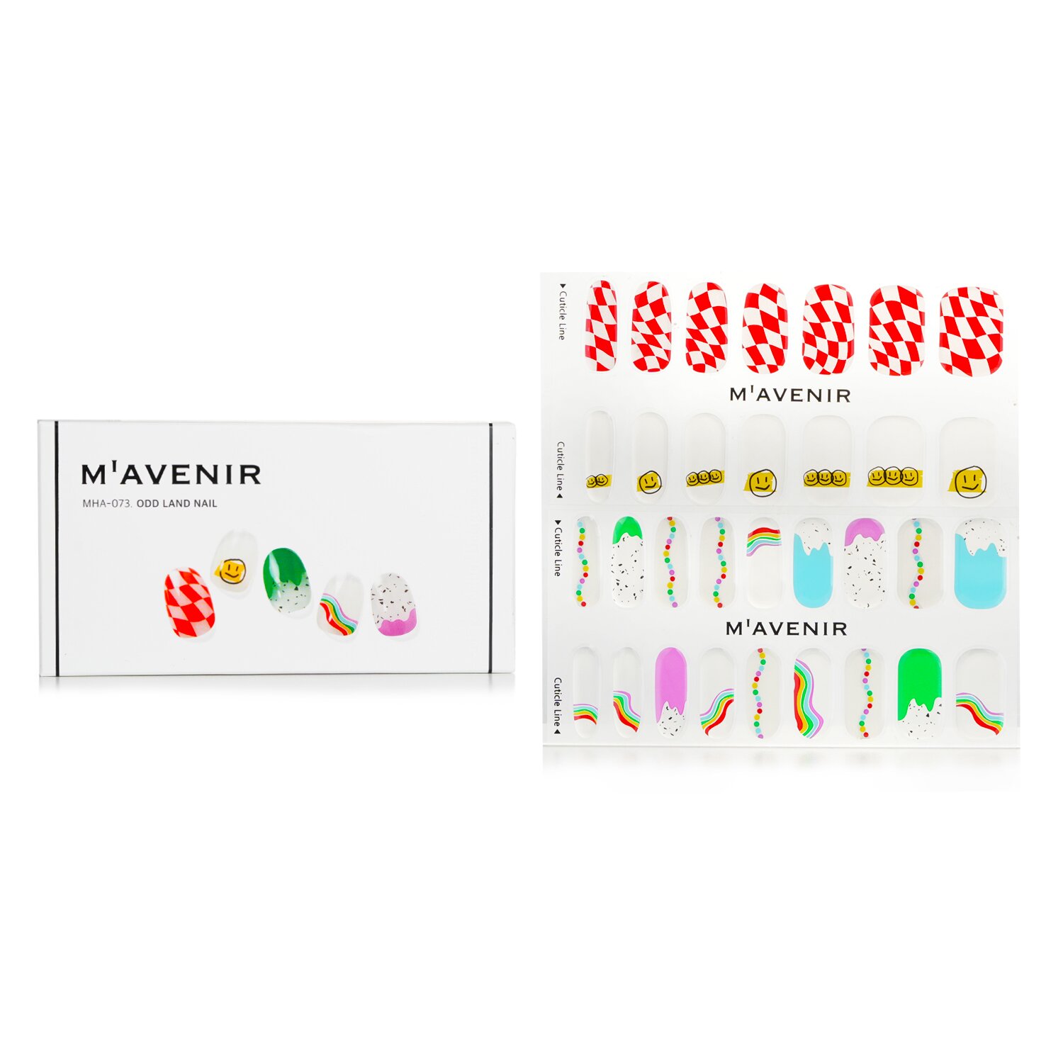 Mavenir Nail Sticker (Patterned) 32pcs