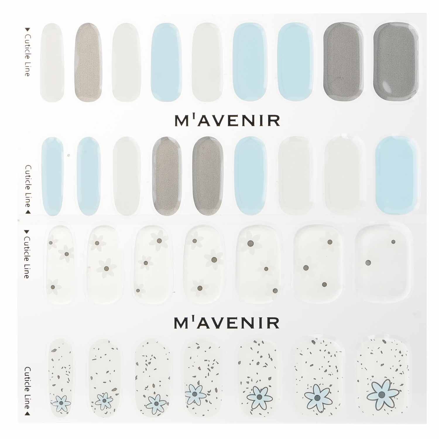 Mavenir Nail Sticker (Assorted Colour) 32pcs
