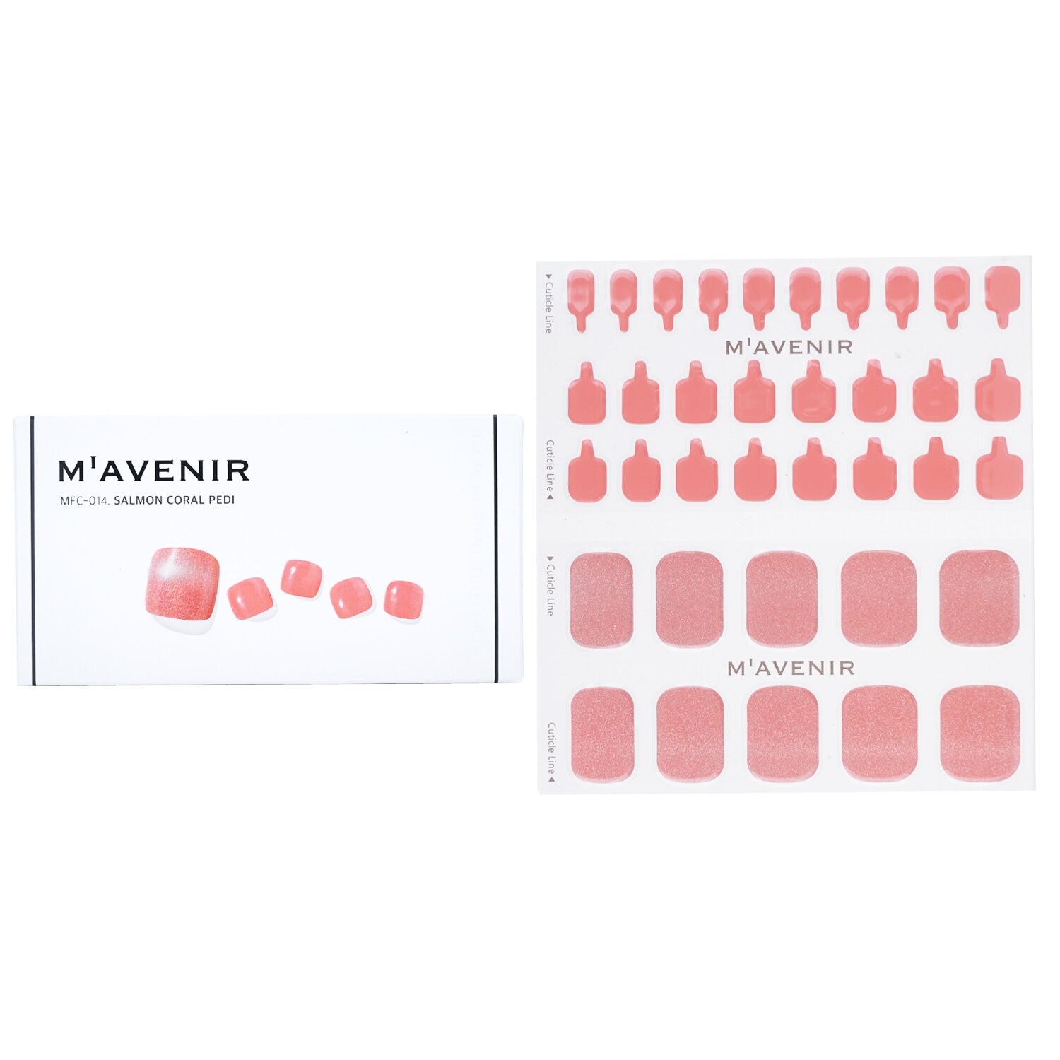 Mavenir Nail Sticker (Pink) 36pcs