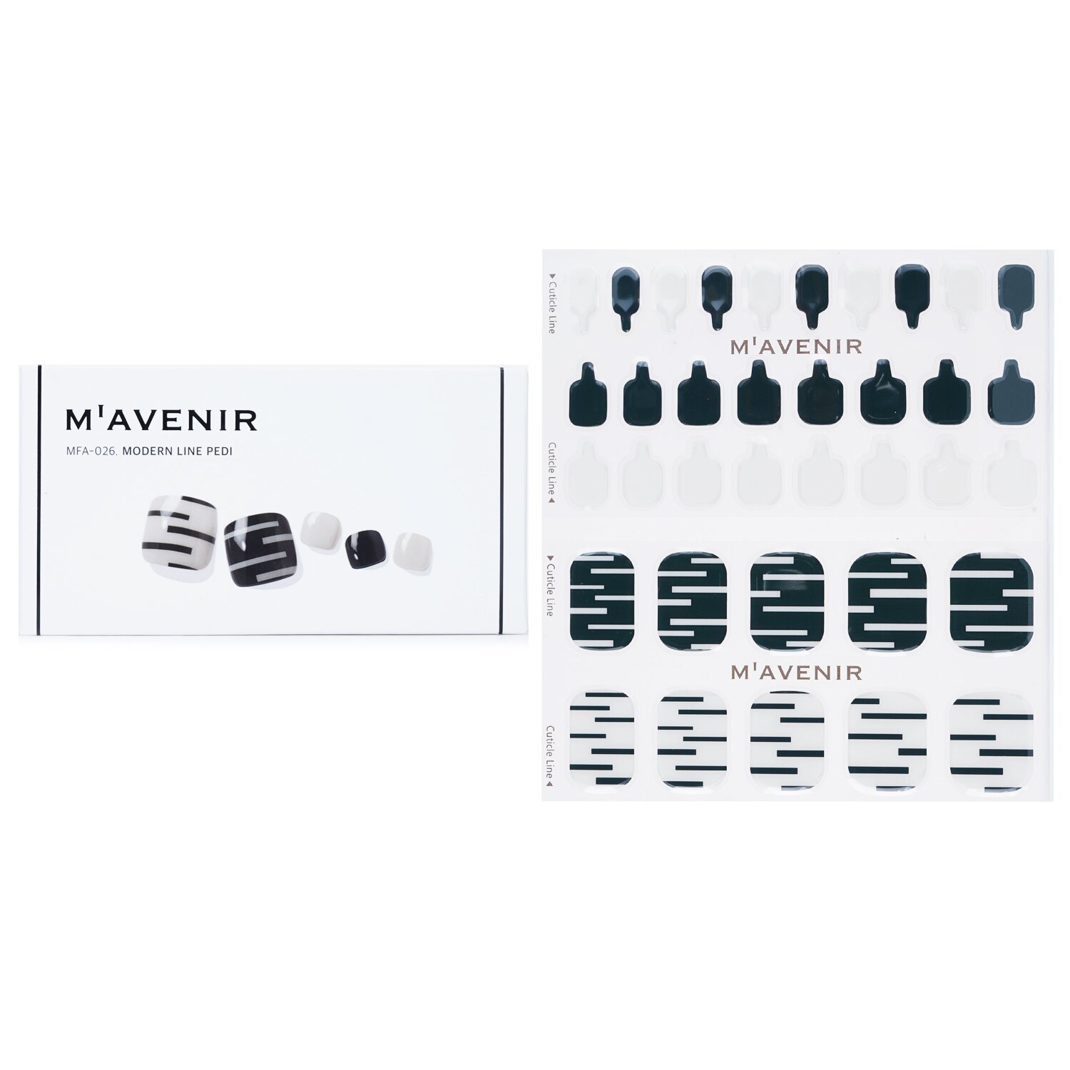 Mavenir Nail Sticker (Patterned) 36pcs