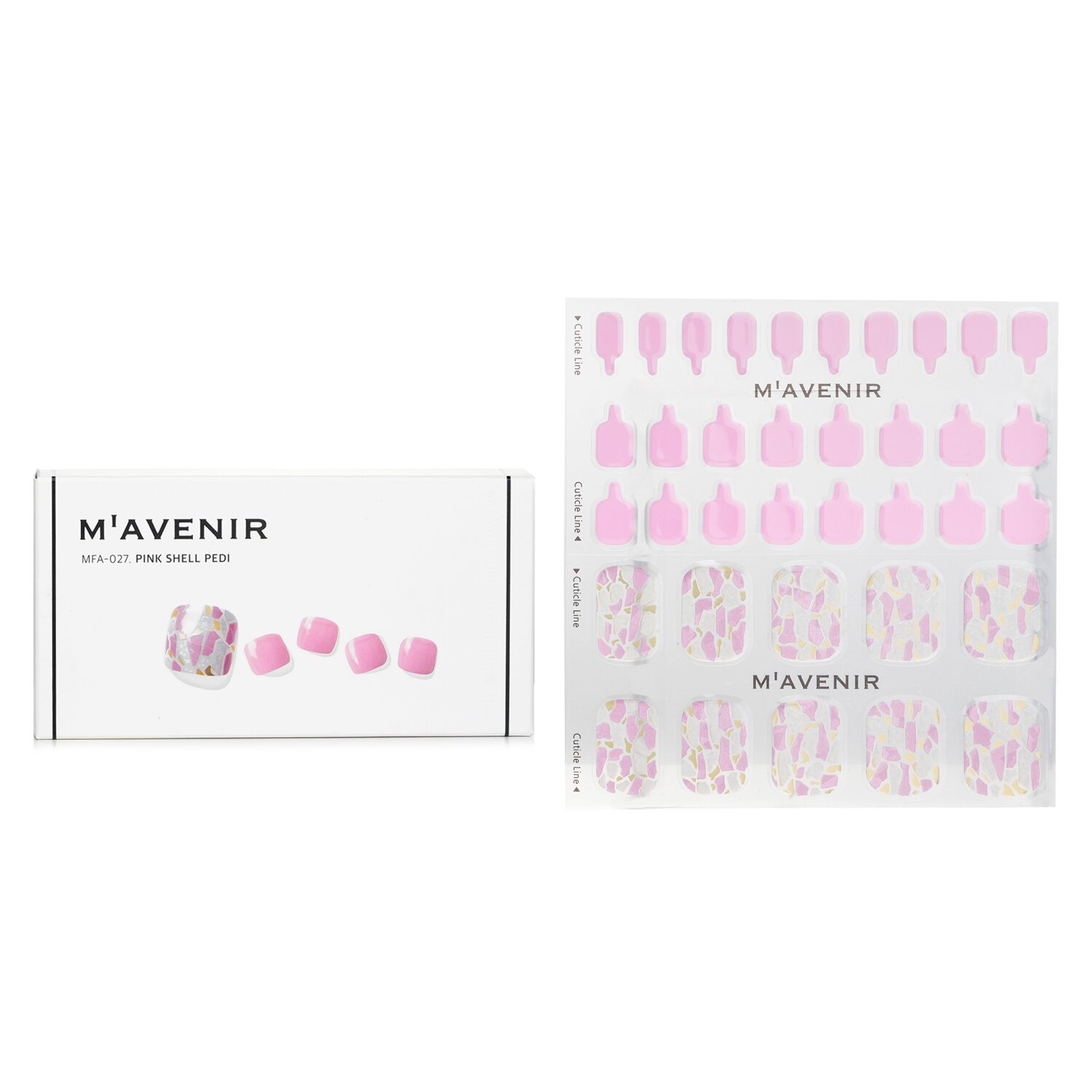 Mavenir Nail Sticker (Pink) 36pcs