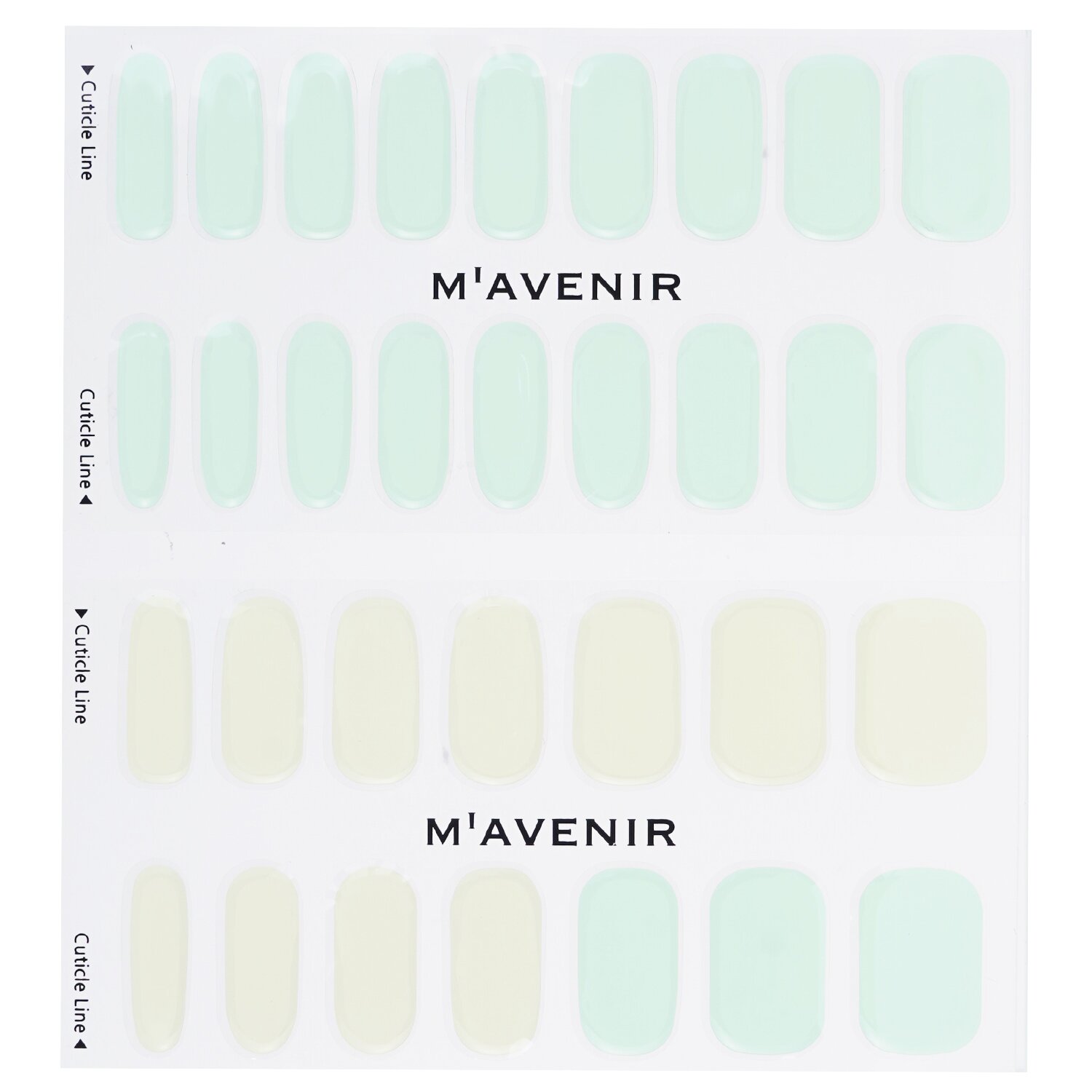 Mavenir Nail Sticker (Assorted Colour) 32pcs