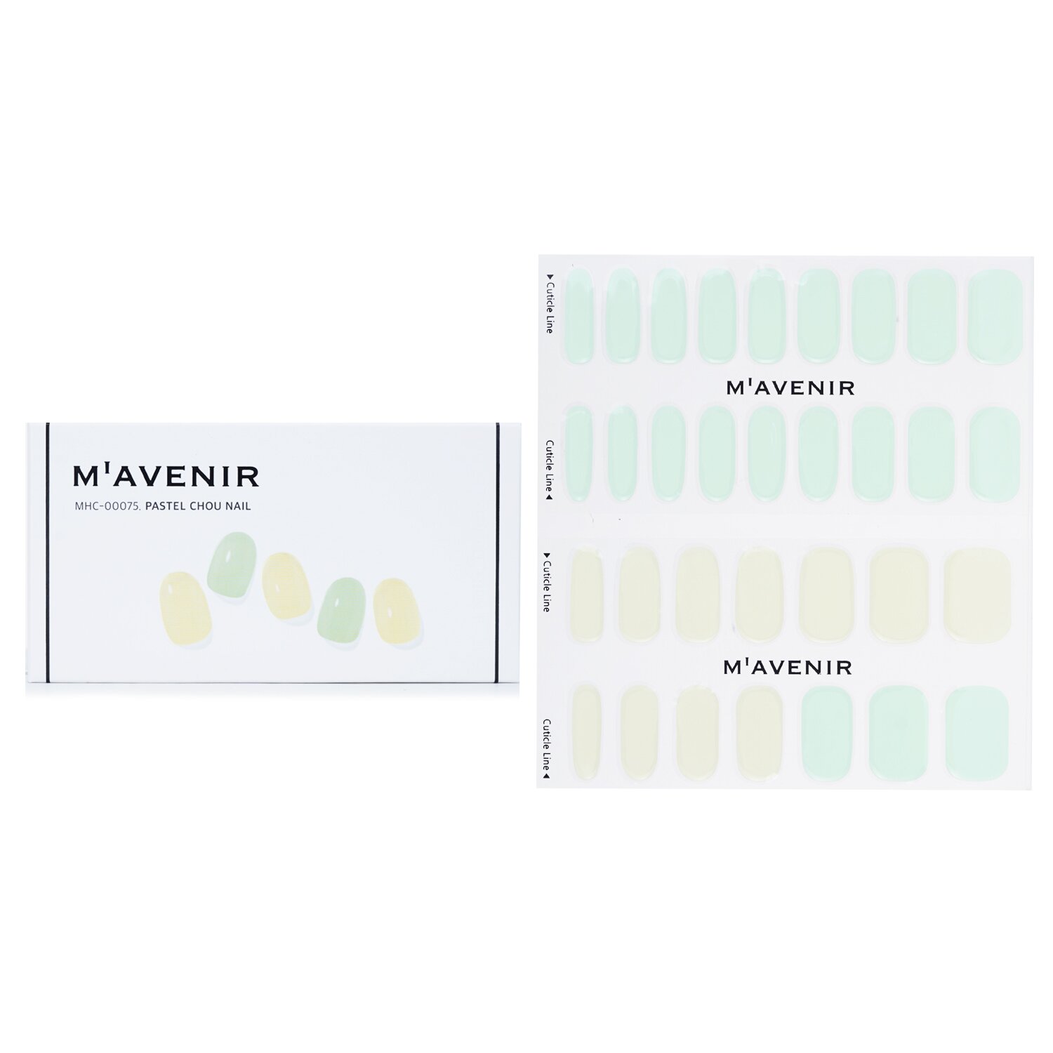 Mavenir Nail Sticker (Assorted Colour) 32pcs
