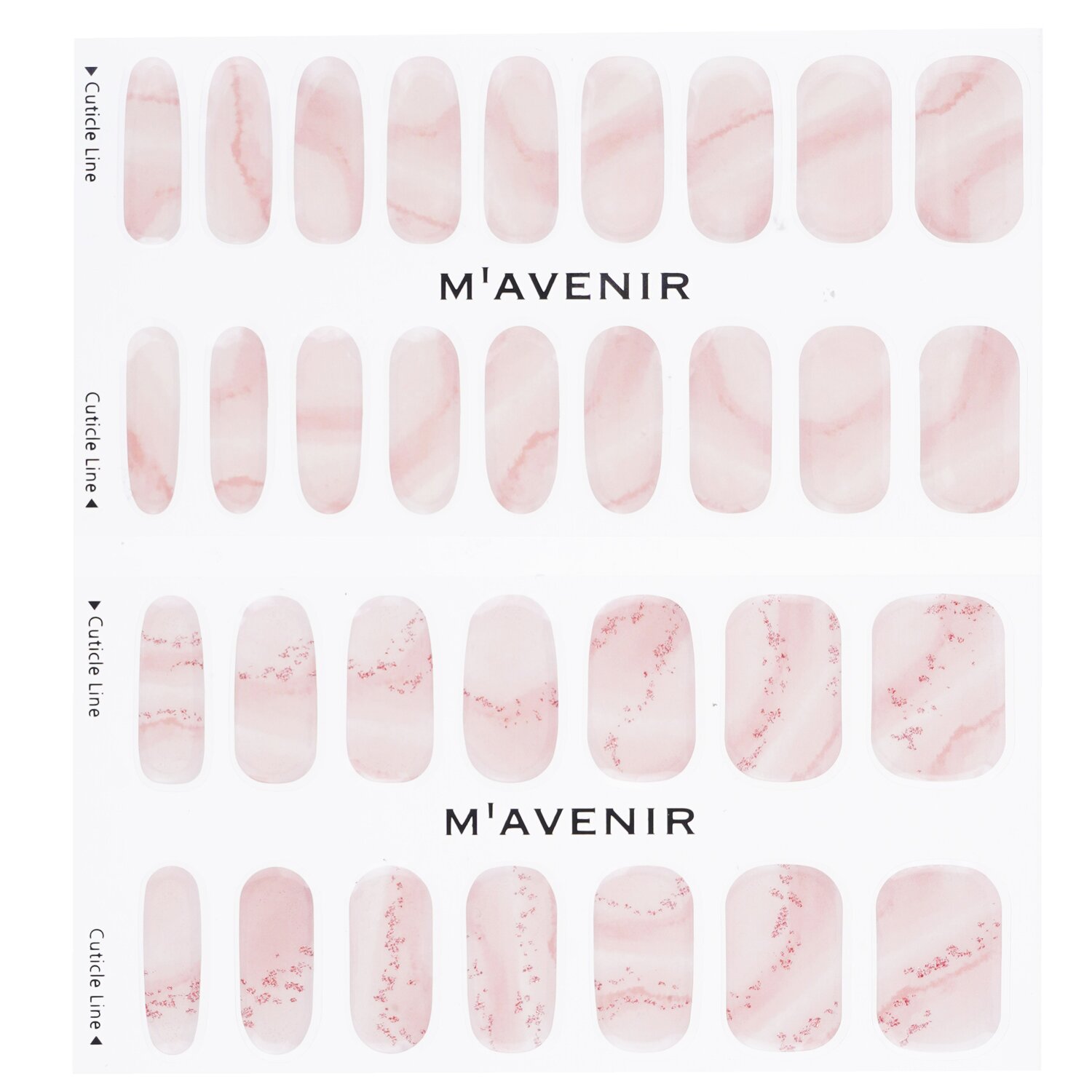 Mavenir Nail Sticker (Pink) 32pcs