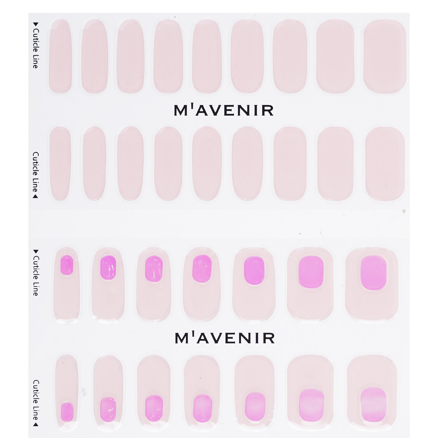 Mavenir Nail Sticker (Pink) 32pcs