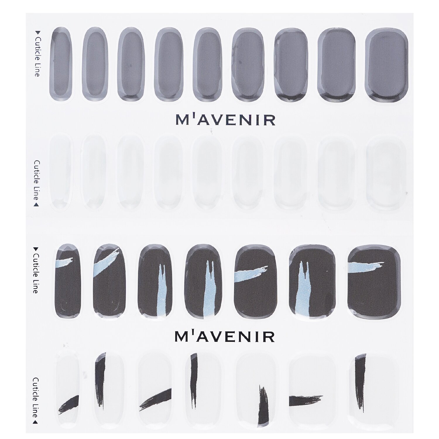 마베니르 Mavenir 네일 스티커 (배색) 32pcs