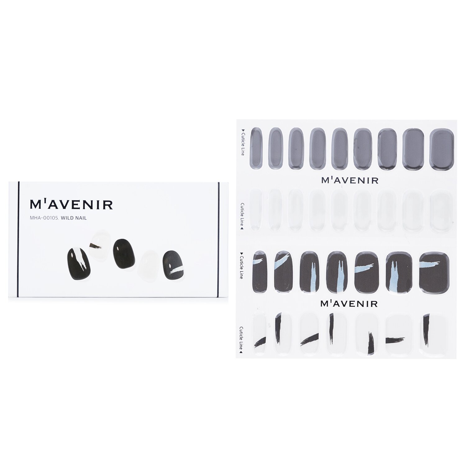 마베니르 Mavenir 네일 스티커 (배색) 32pcs