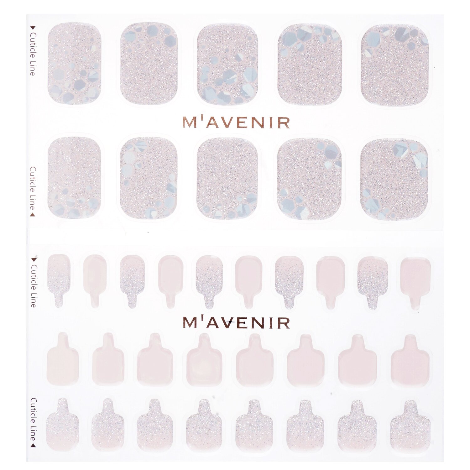 Mavenir Nail Sticker (Assorted Colour) 36pcs