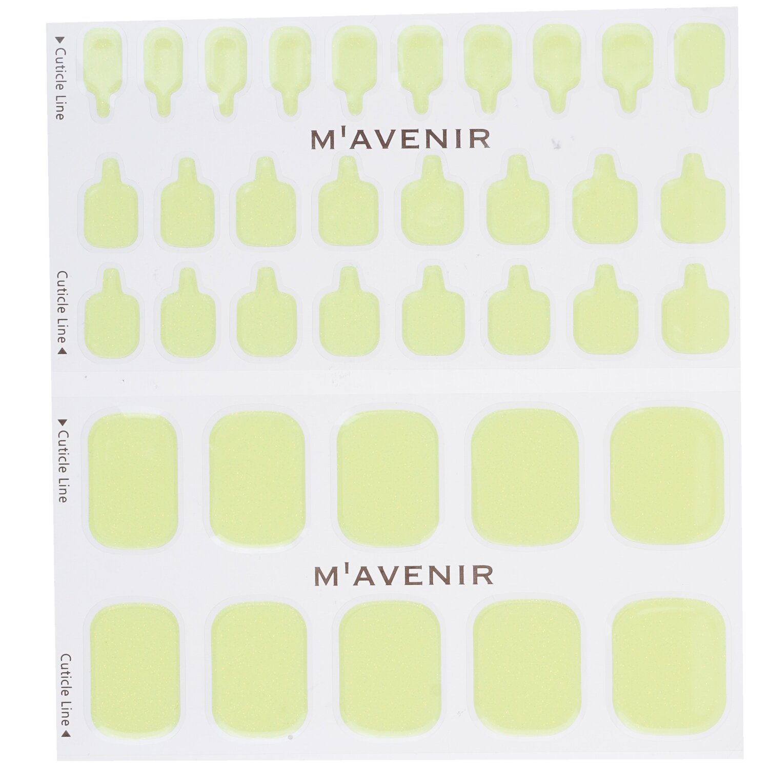 Mavenir Nail Sticker (Yellow) 36pcs