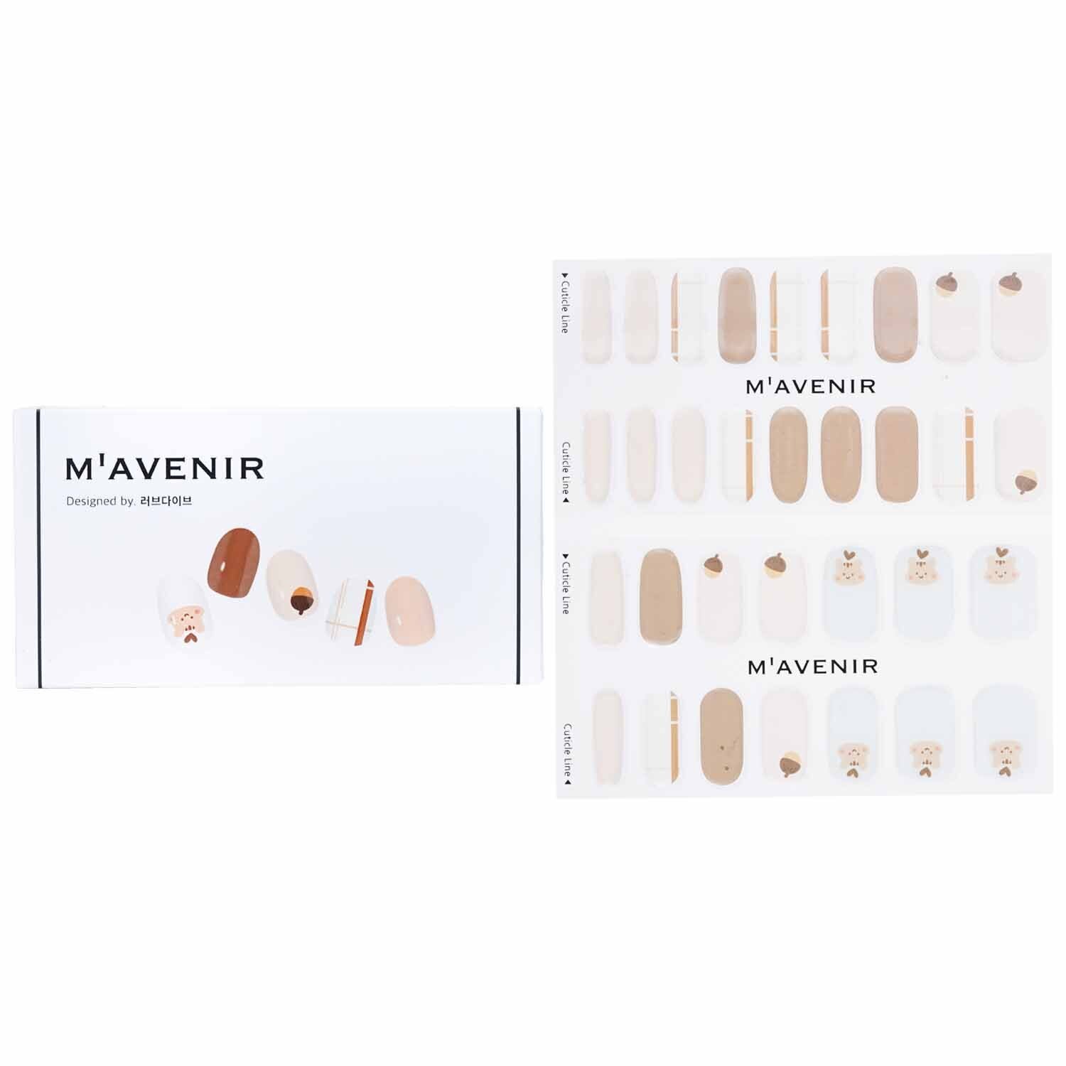 Mavenir Nail Sticker (Assorted Colour) 32pcs