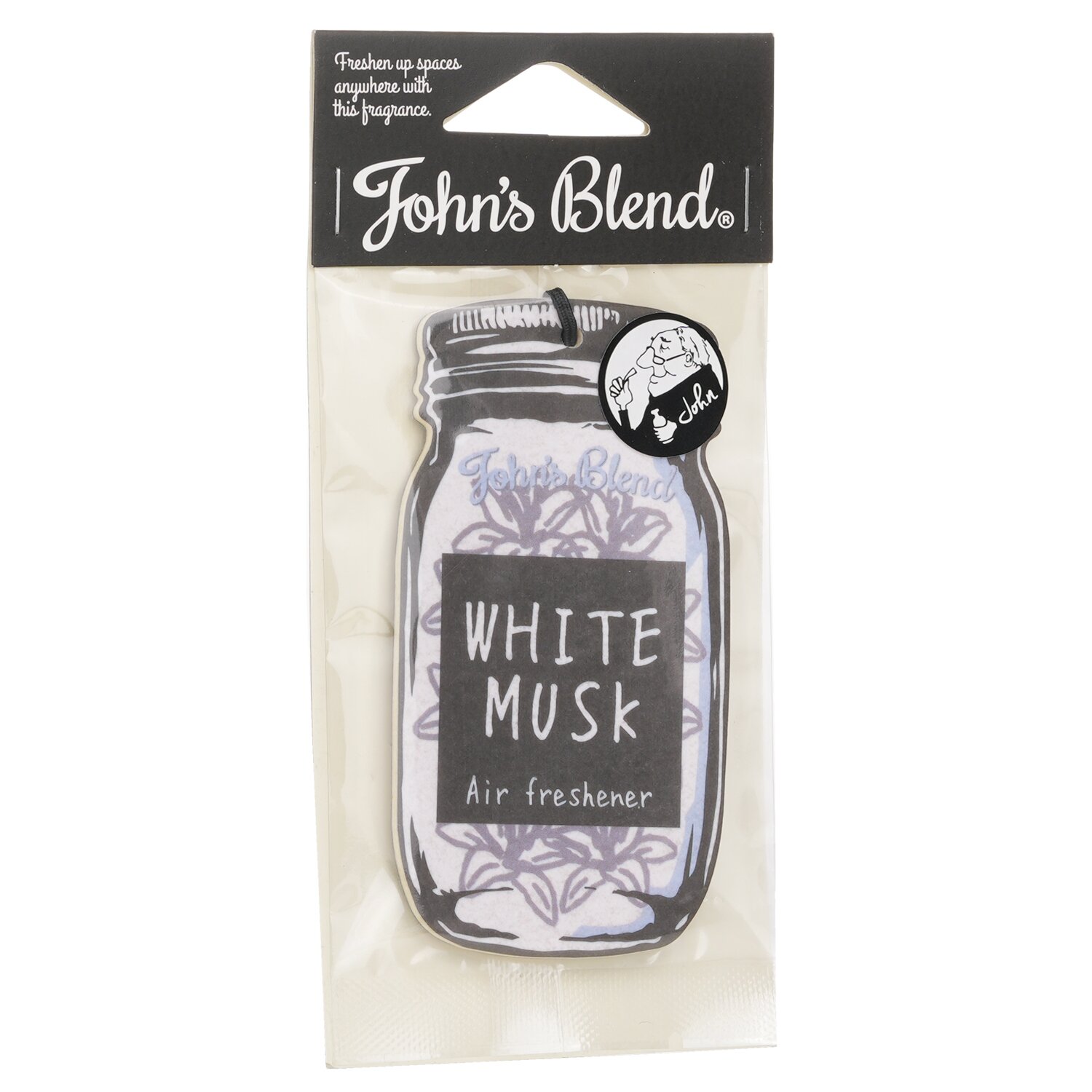 John's Blend Air Freshener - White Musk 1pcs