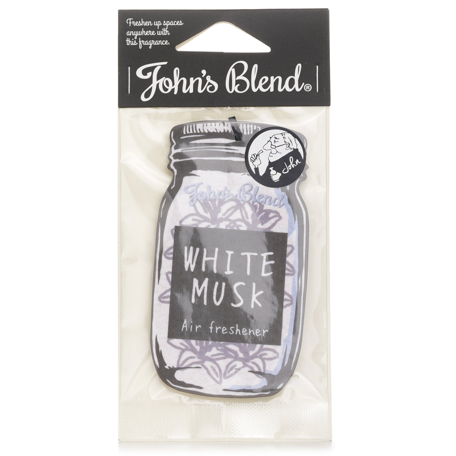 John's Blend Air Freshener - White Musk 1pcs