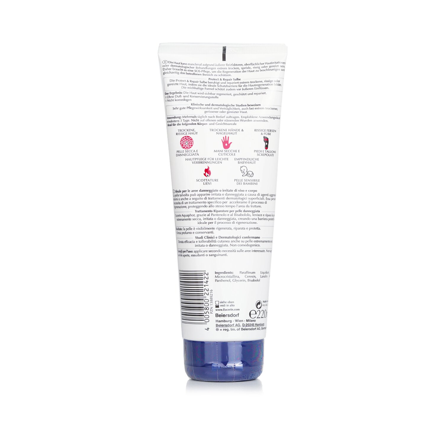 Eucerin Aquaphor Protect & Repair Salbe 220ml