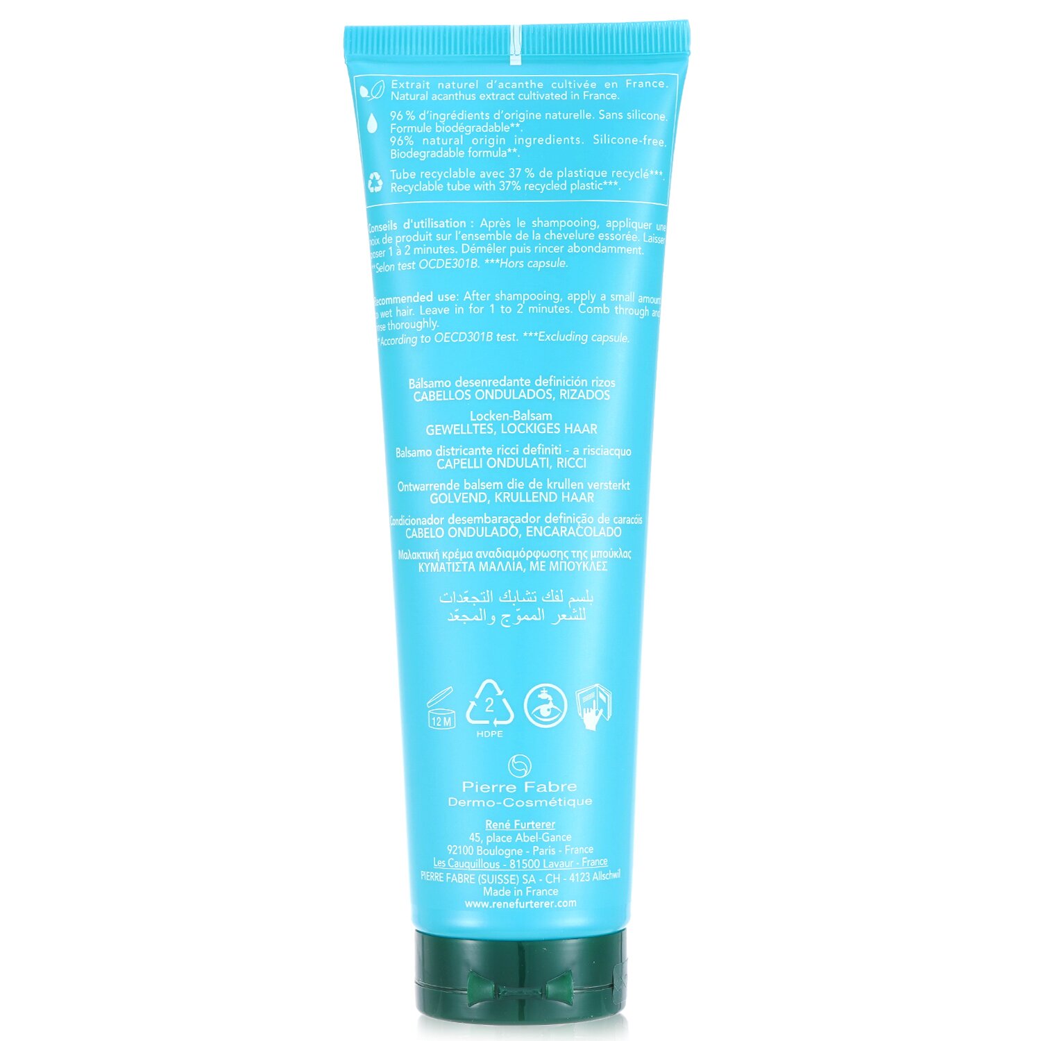 Rene Furterer Sublime Curl Curl Defining Conditioner (Wavy, Curly Hair) 150ml/5oz