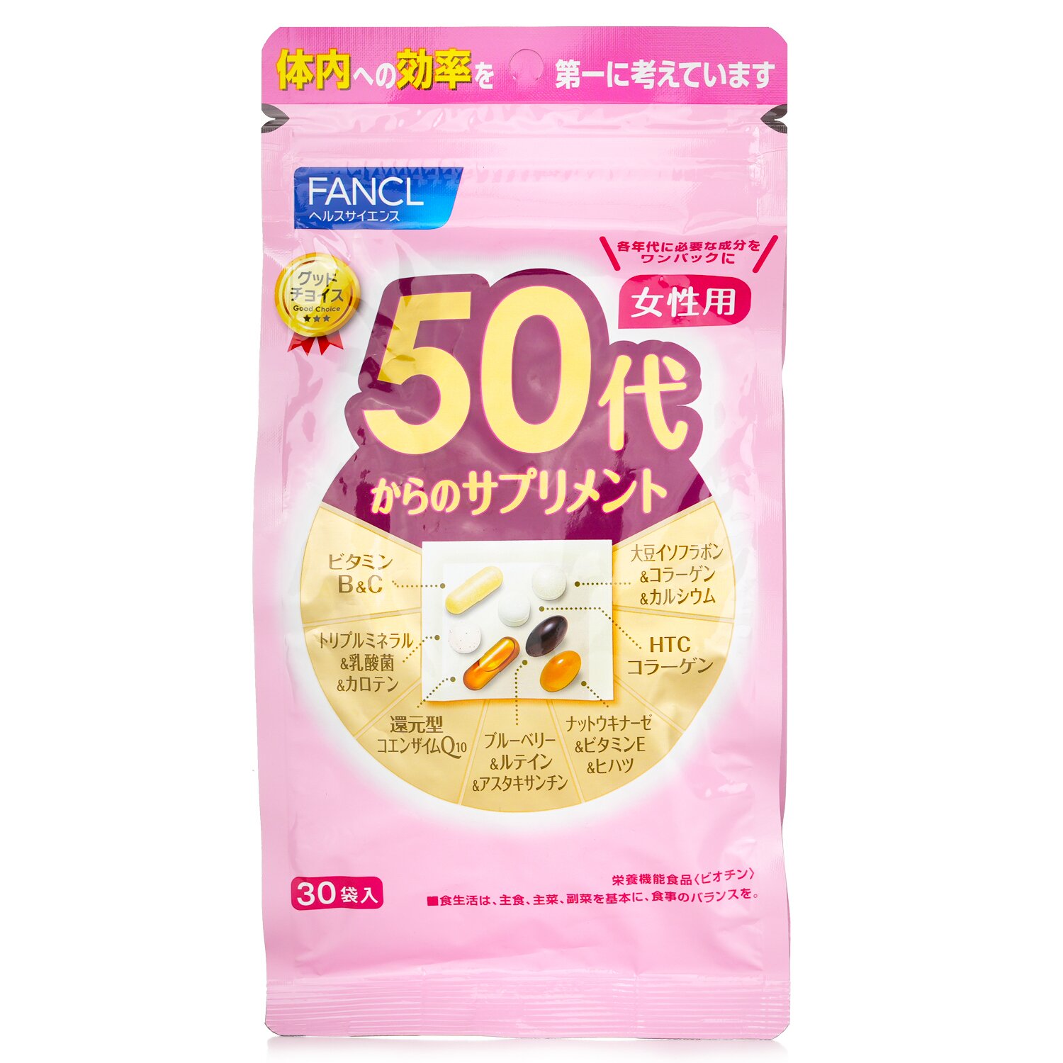 Fancl Good Choice 50's Women Health Supplement 30bags