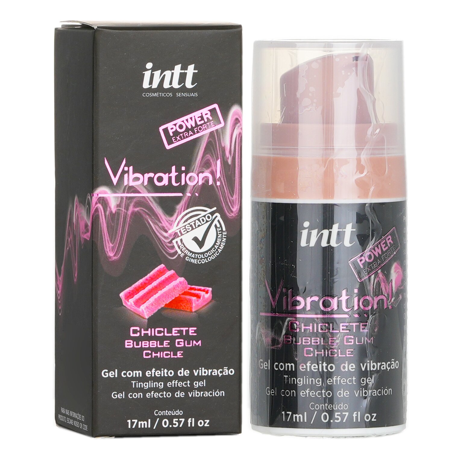 INTT Vibration Tingling Effect Gel - Bubble Gum 17ml/0.57oz