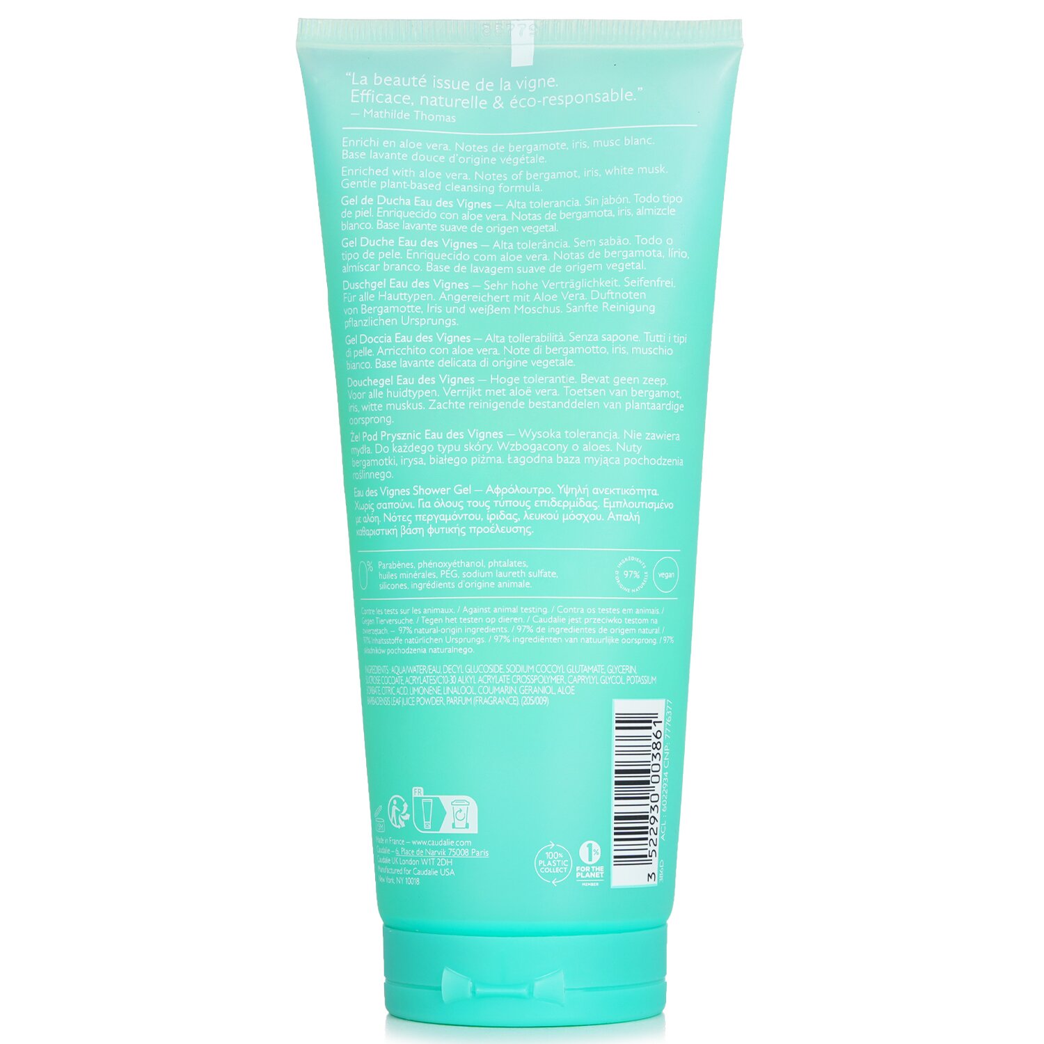 Caudalie Eau Des Vignes Shower Gel 200ml/6.7oz
