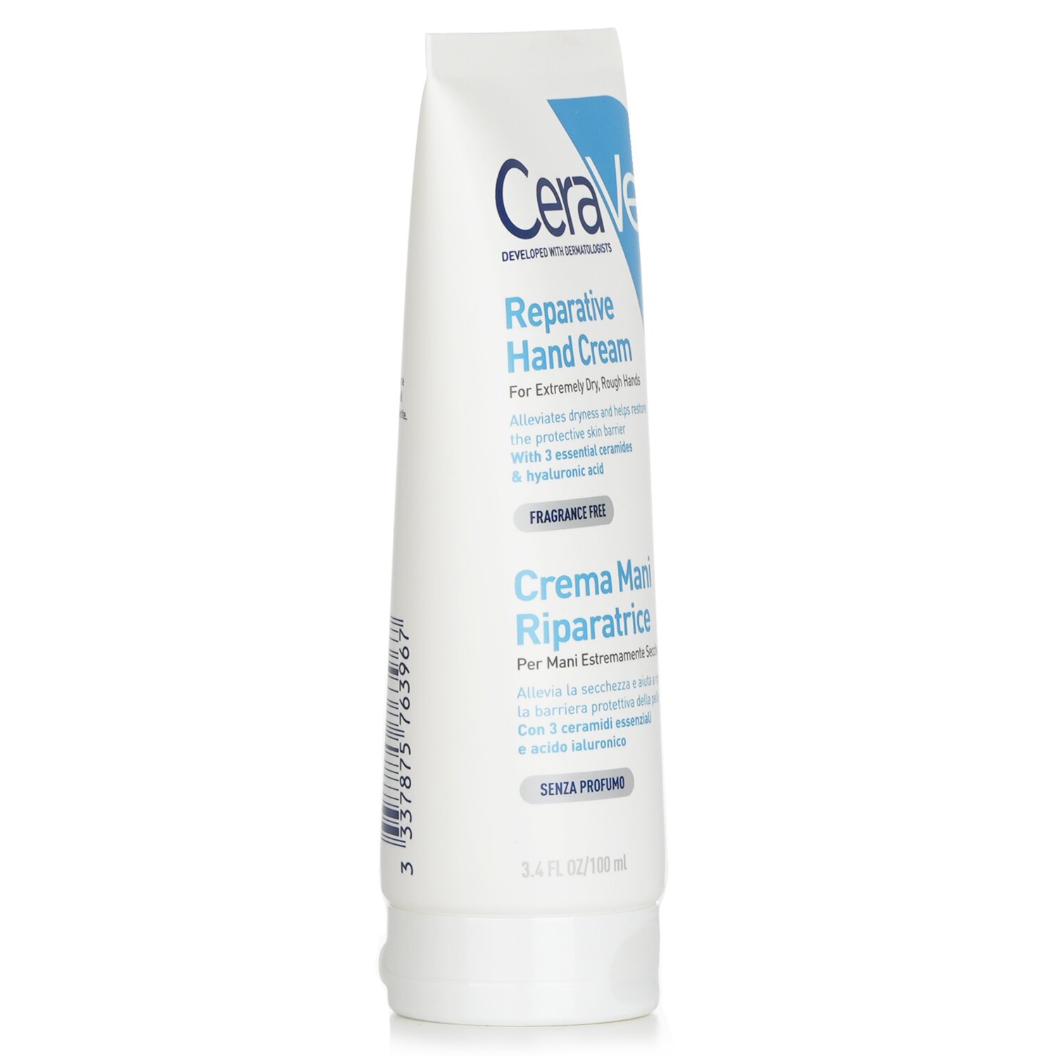 CeraVe Creme de mãos reparador para mãos extremamente secas e ásperas 100ml/97g