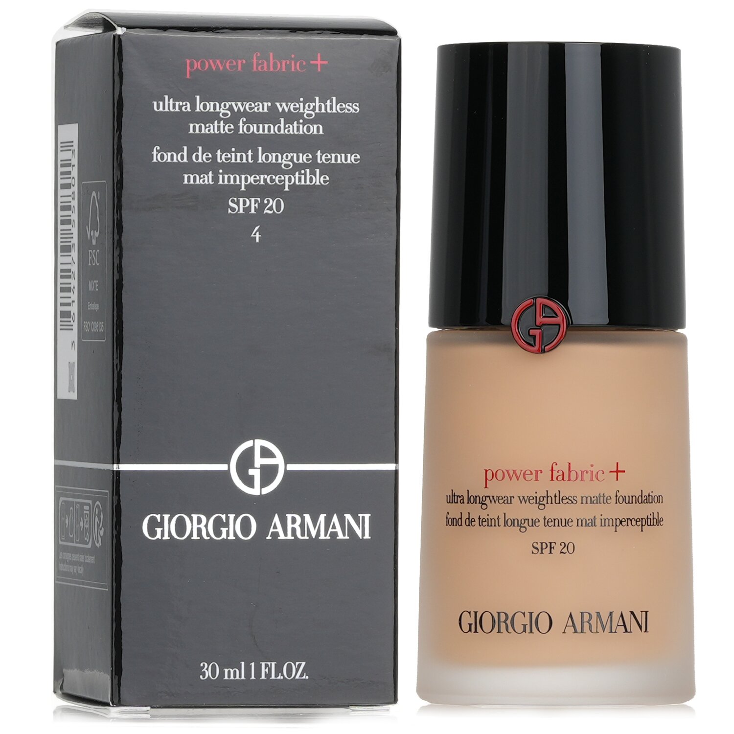 Giorgio Armani Power Fabric+ Ultra Longwear Weightless Matte Foundation SPF 20 30ml/1oz