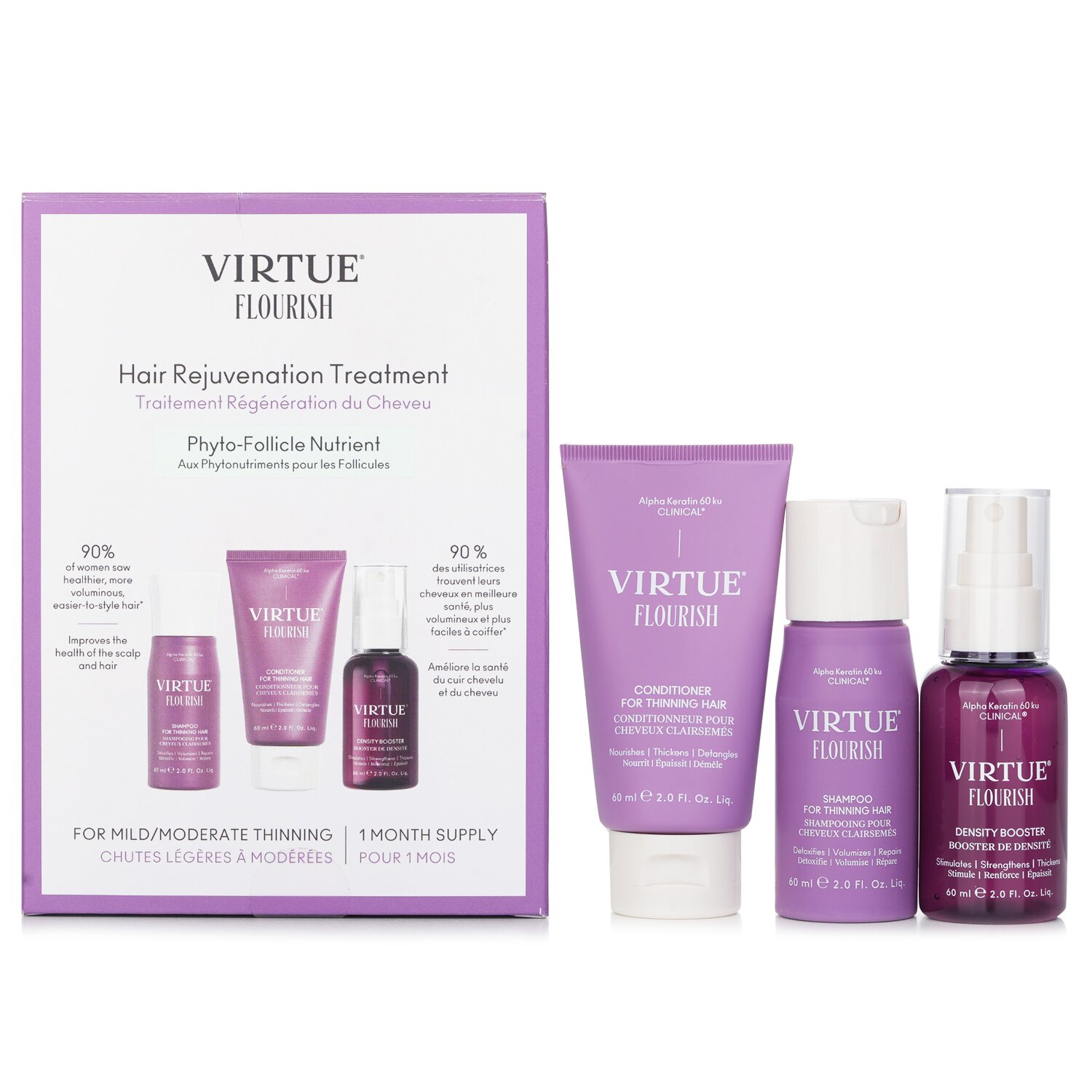 Virtue Flourish 生髮護理套裝 3pcs