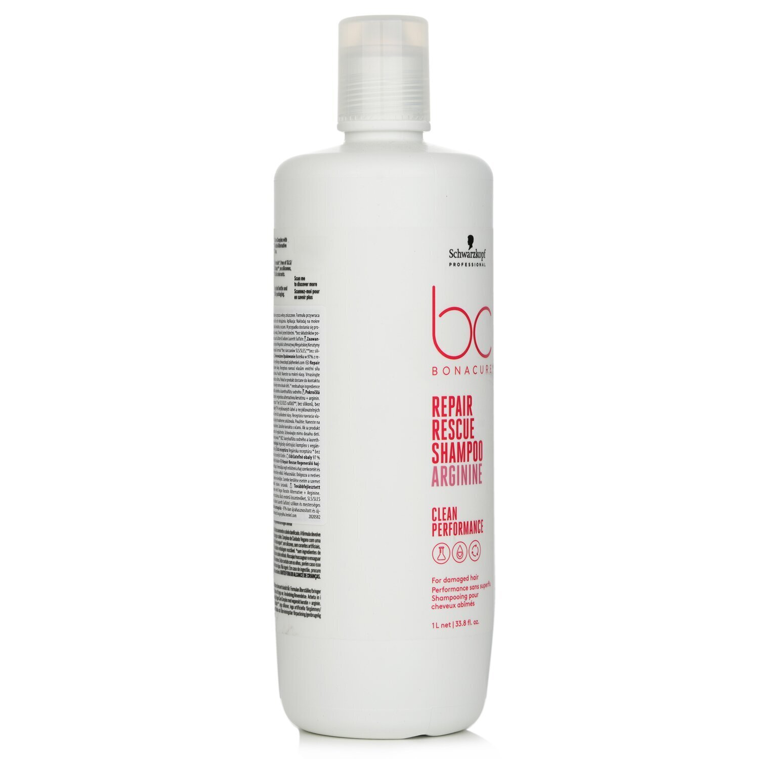Schwarzkopf BC Repair Rescue Shampoo Arginine (For Damaged Hair) 1000ml/33.8oz