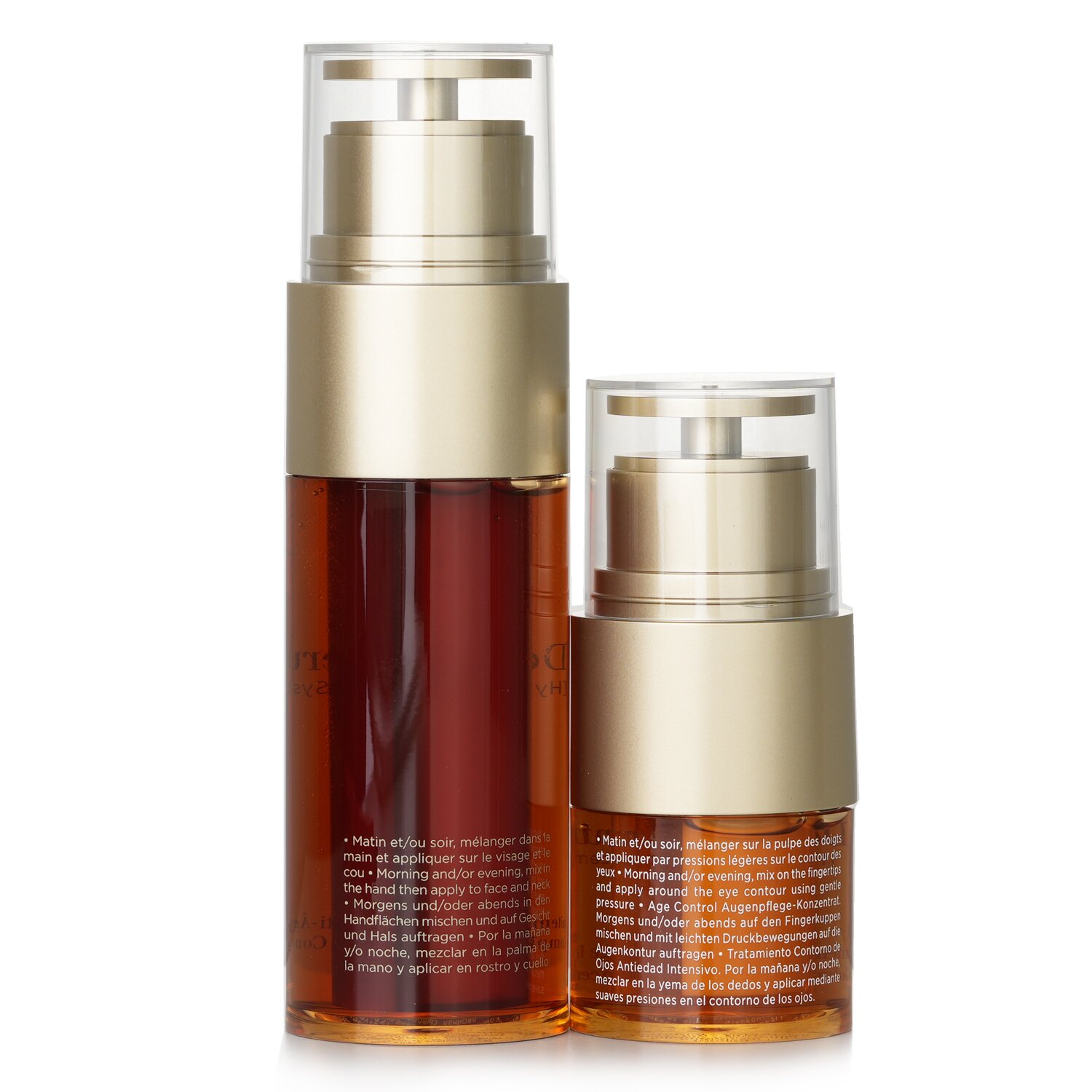 Clarins Двоен серум за лице и очи 2pcs