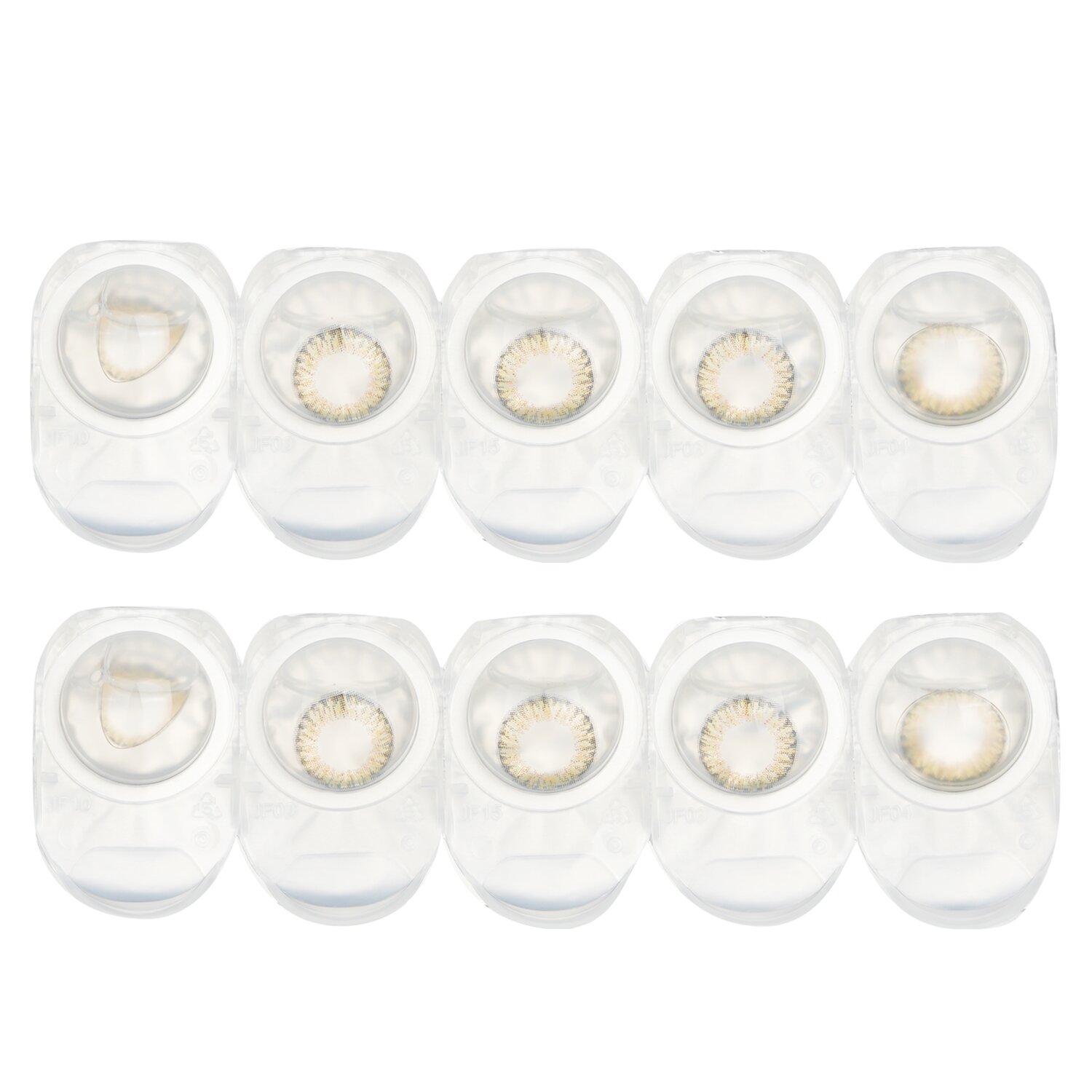 Miche Bloomin' Quarter Veil 1 Day Color Contact Lenses (102 Bronze Ash) 10pcs
