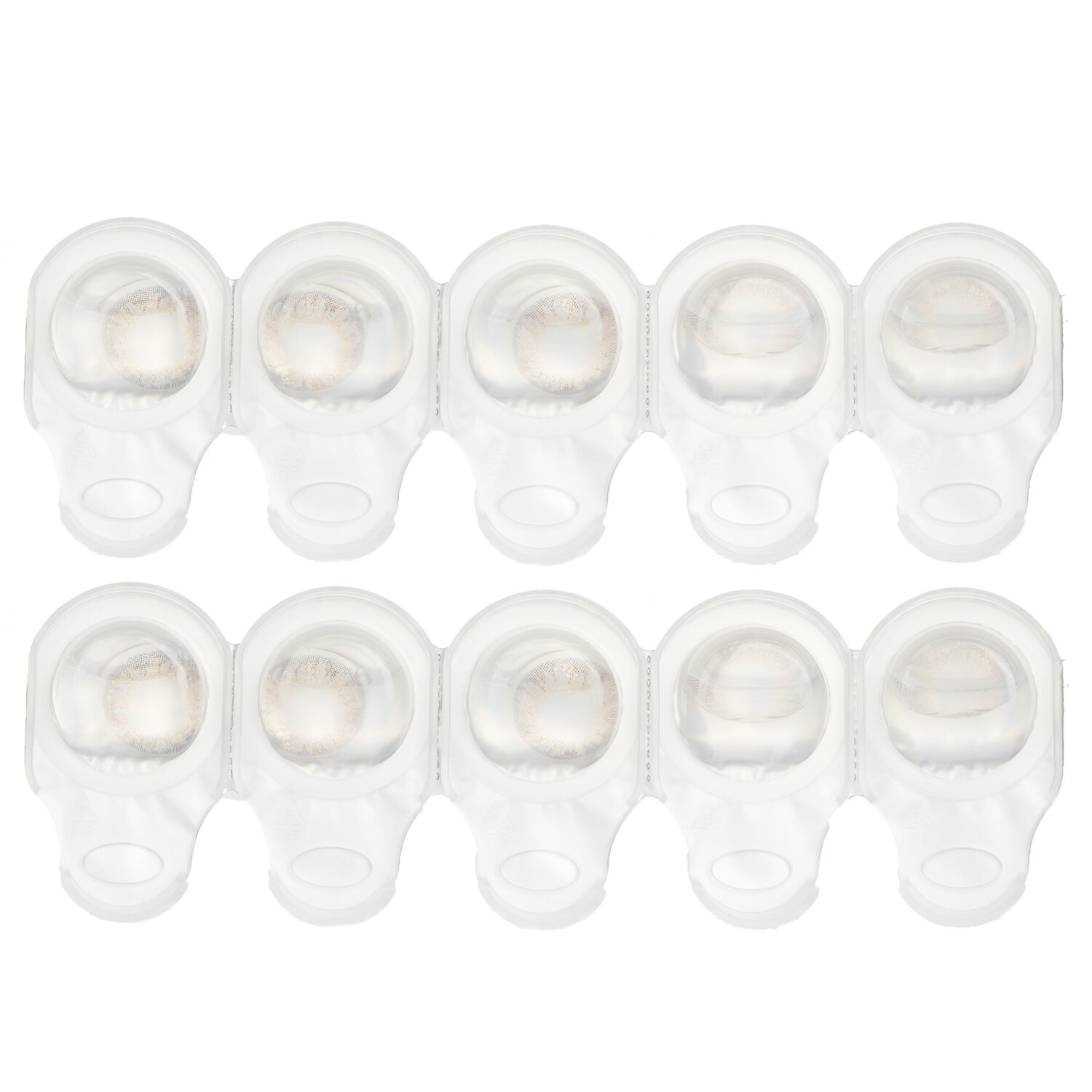 Miche Bloomin' Quarter Veil 1 Day Color Contact Lenses (107 Clear Grege) 10pcs