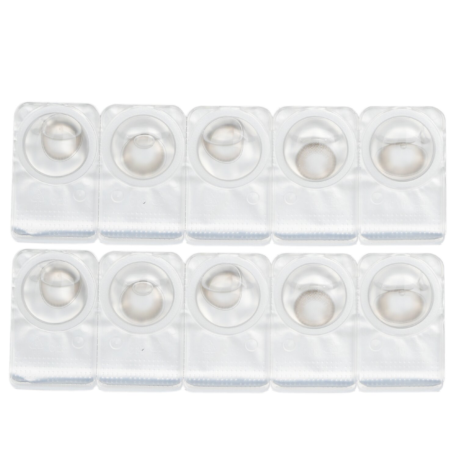 Miche Bloomin' Iris Glow 1 Day Color Contact Lenses (506 Opal Gray) 10pcs