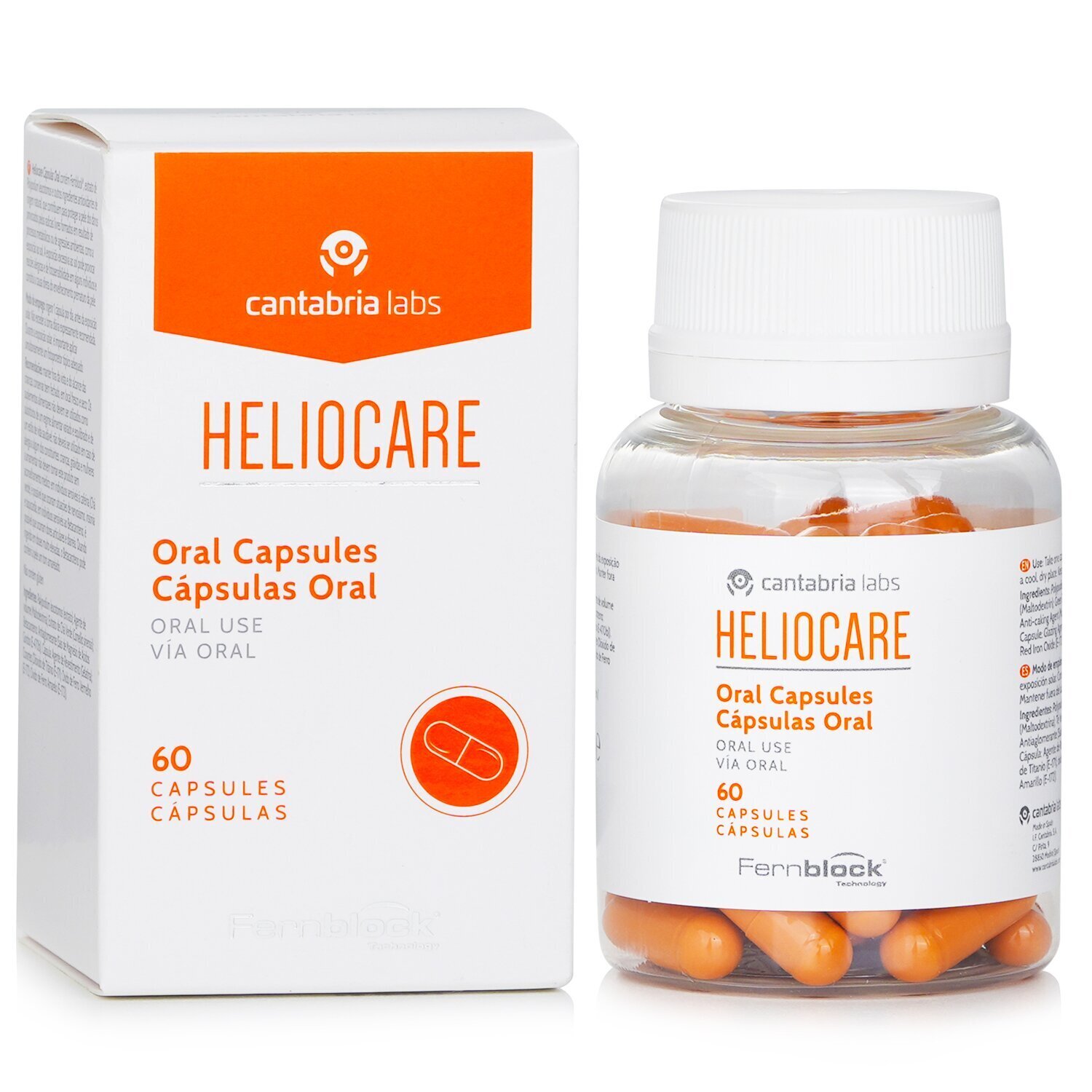 Heliocare by Cantabria Labs Oral Capsules B+ 60capsules