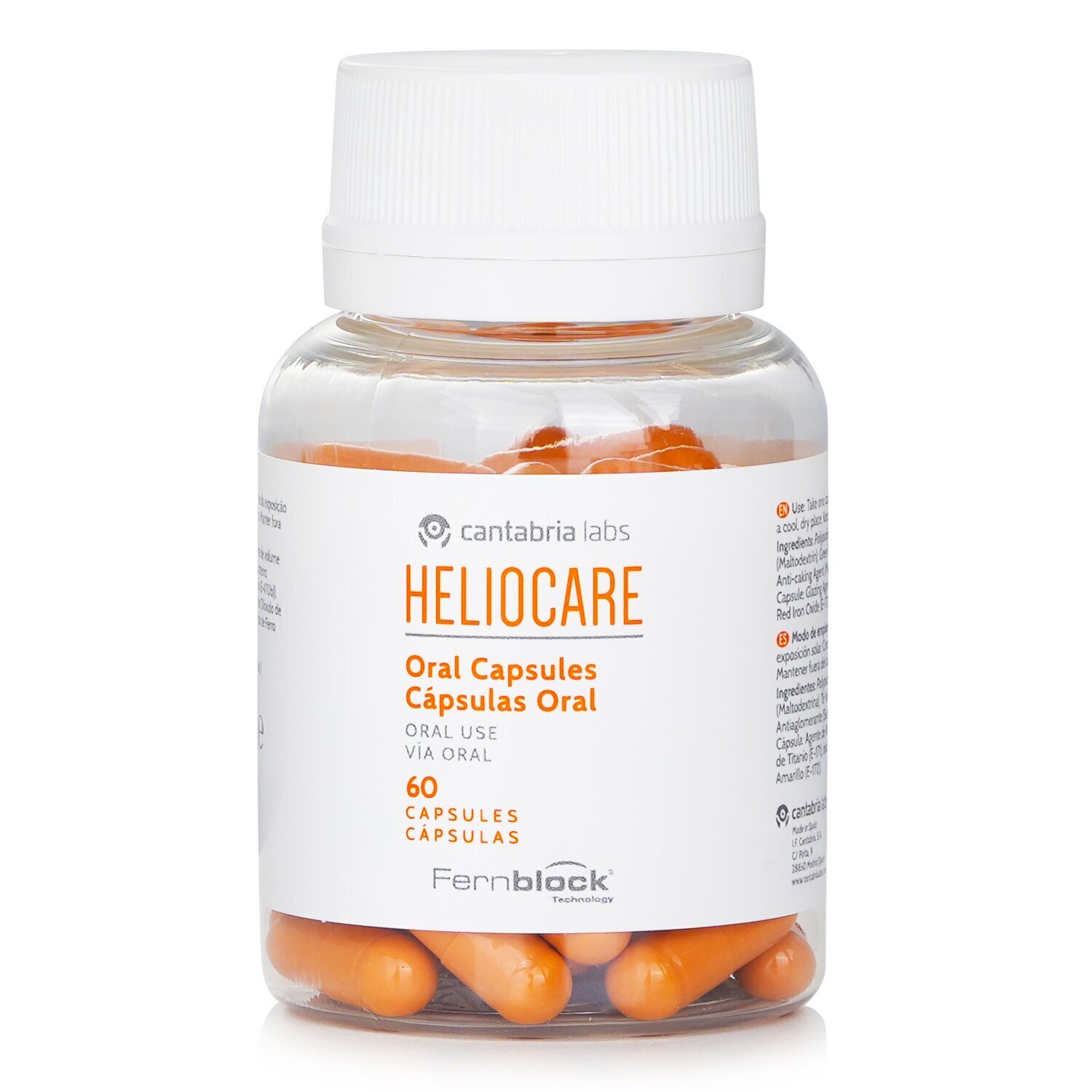 Heliocare by Cantabria Labs Oral Capsules B+ 60capsules