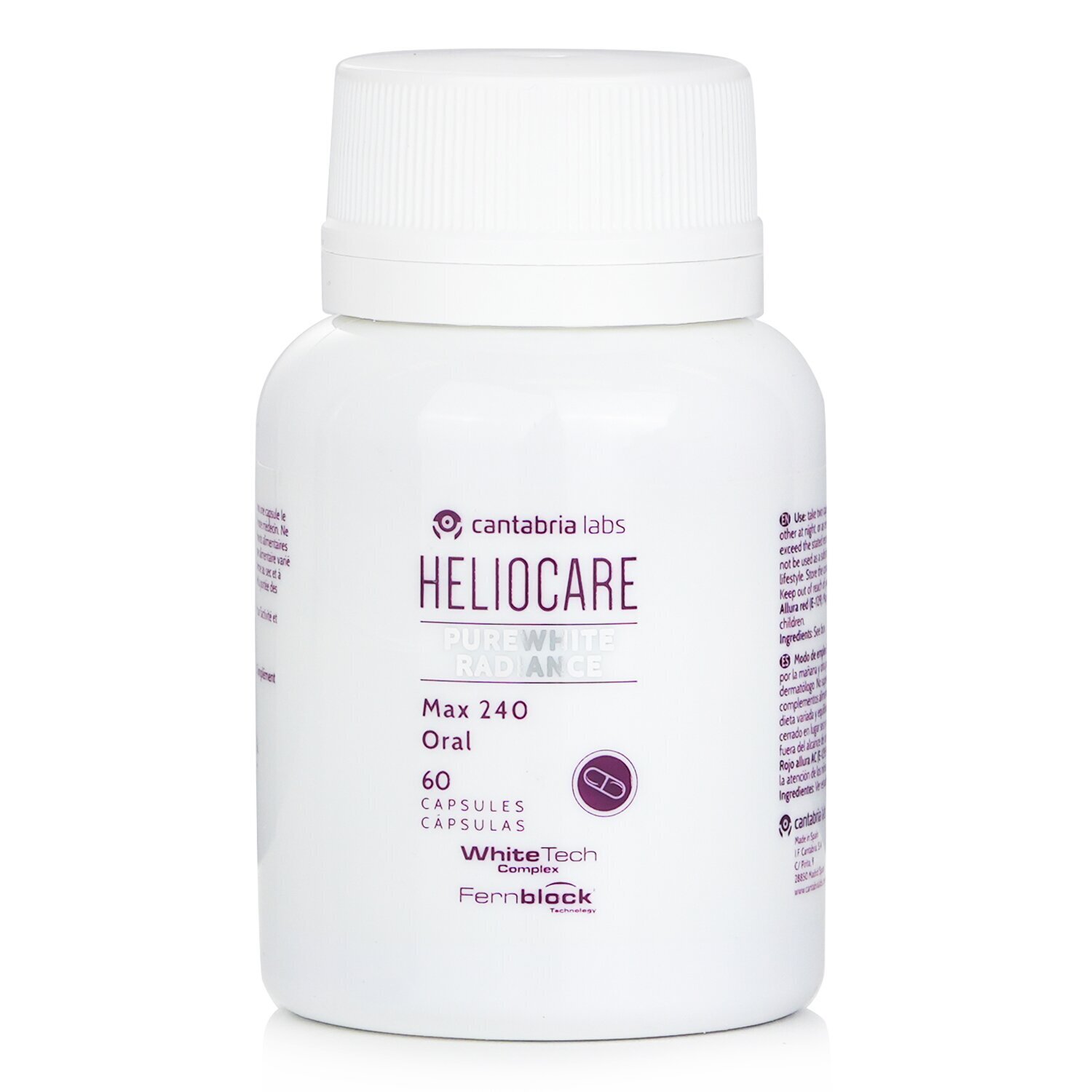 Heliocare by Cantabria Labs Purewhite Radiance Max 240 Oral 60capsules