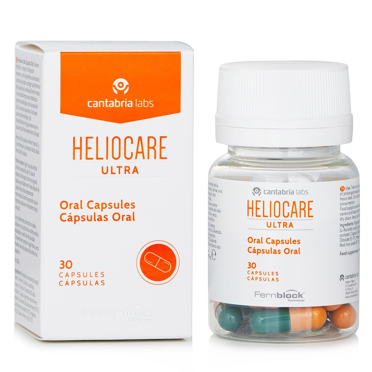 Heliocare by Cantabria Labs Ultra Oral Capsules 30capsules