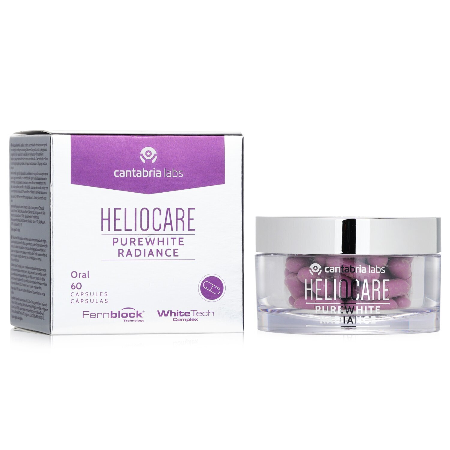 Heliocare by Cantabria Labs Oral Purewhite Radiance 60capsules