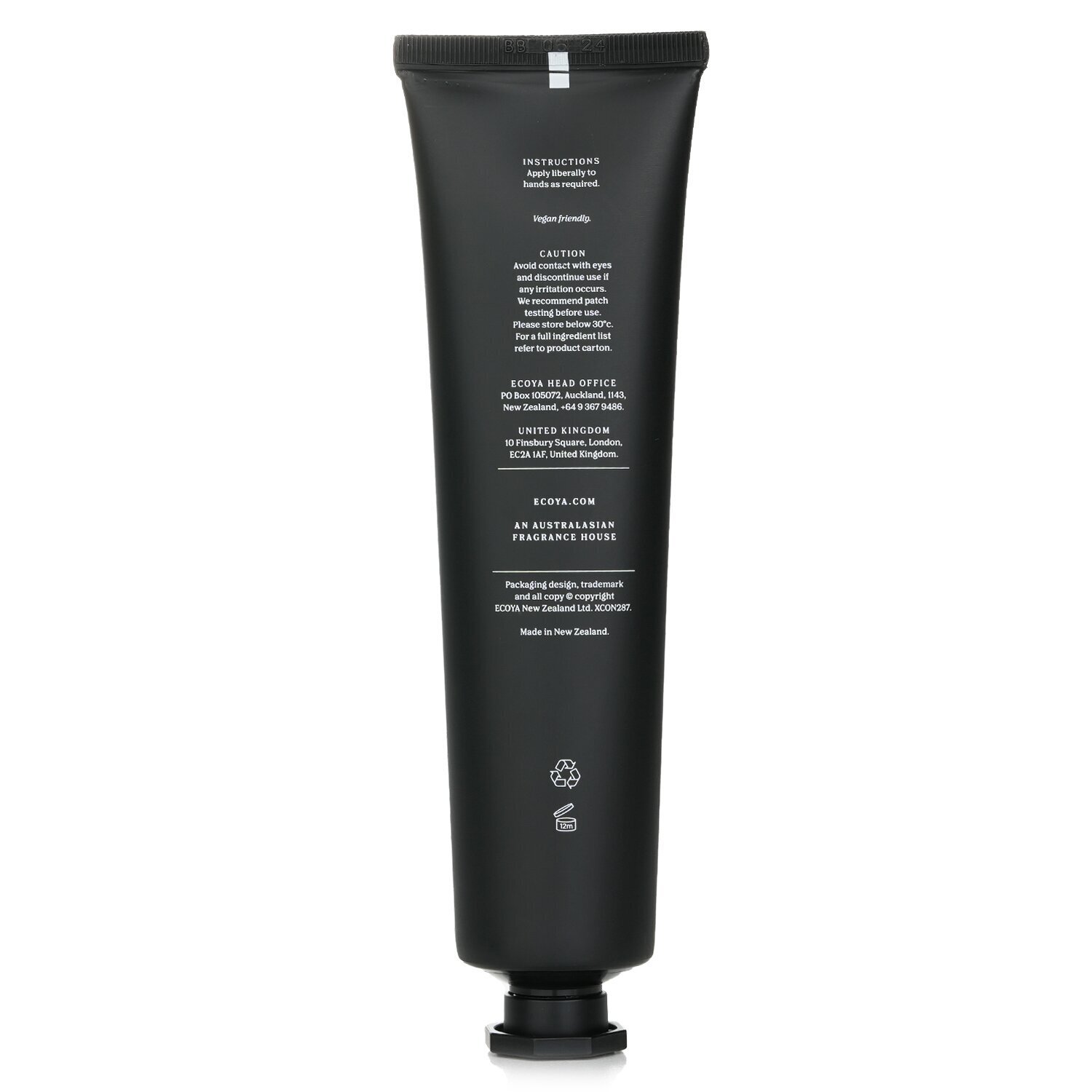 Ecoya Celebration Hand Cream - White Musk & Warm Vanilla 75ml/2.5oz