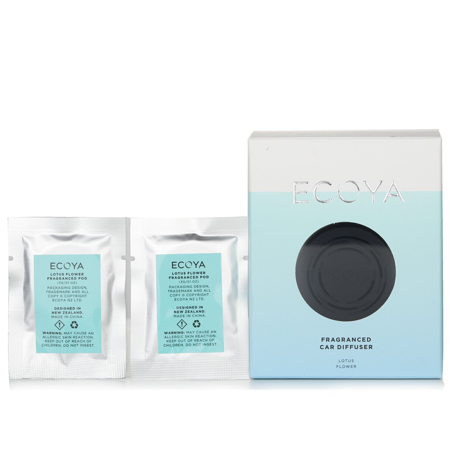 Ecoya Car Diffuser - Lotus Flower 1pc