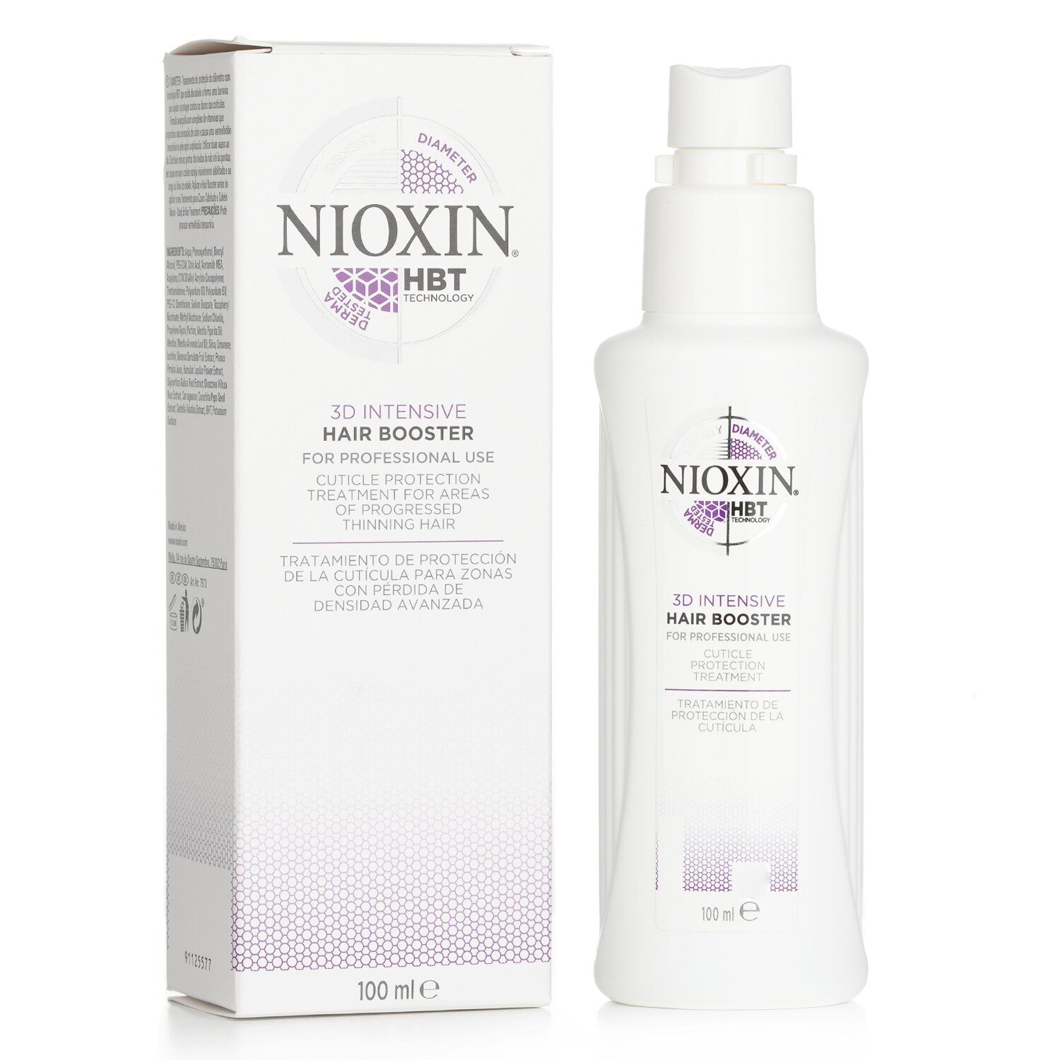 丽康丝 Nioxin 3D Intensive Hair Booster (Cuticle Protection Treatment For Areas Of Progressed Thinning Hair) 100ml